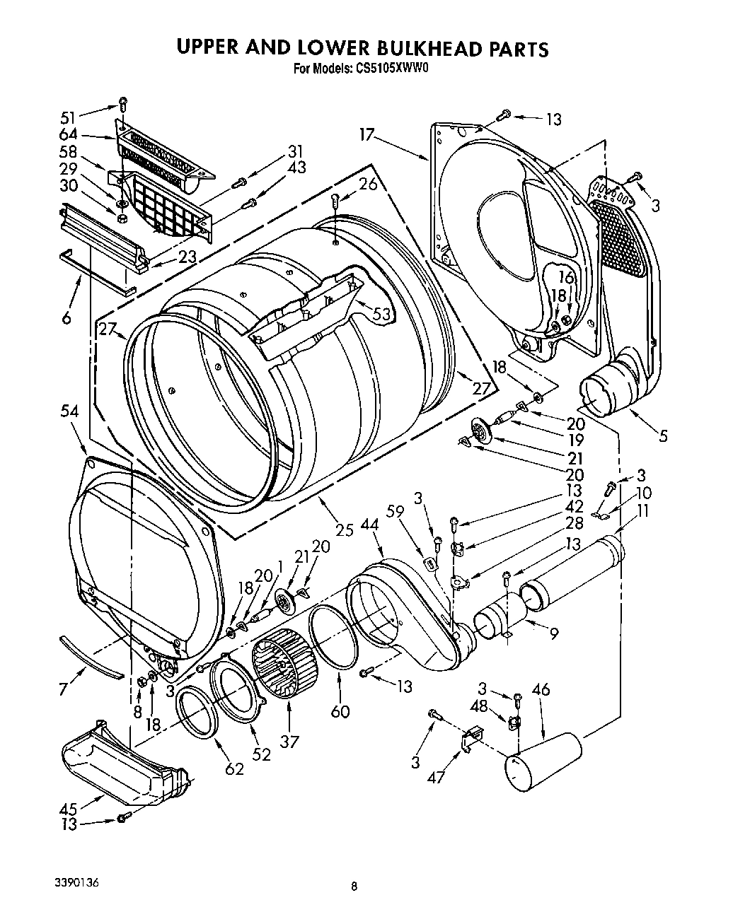 05 - UPPER AND LOWER BULKHEAD, LIT/OPTIONAL