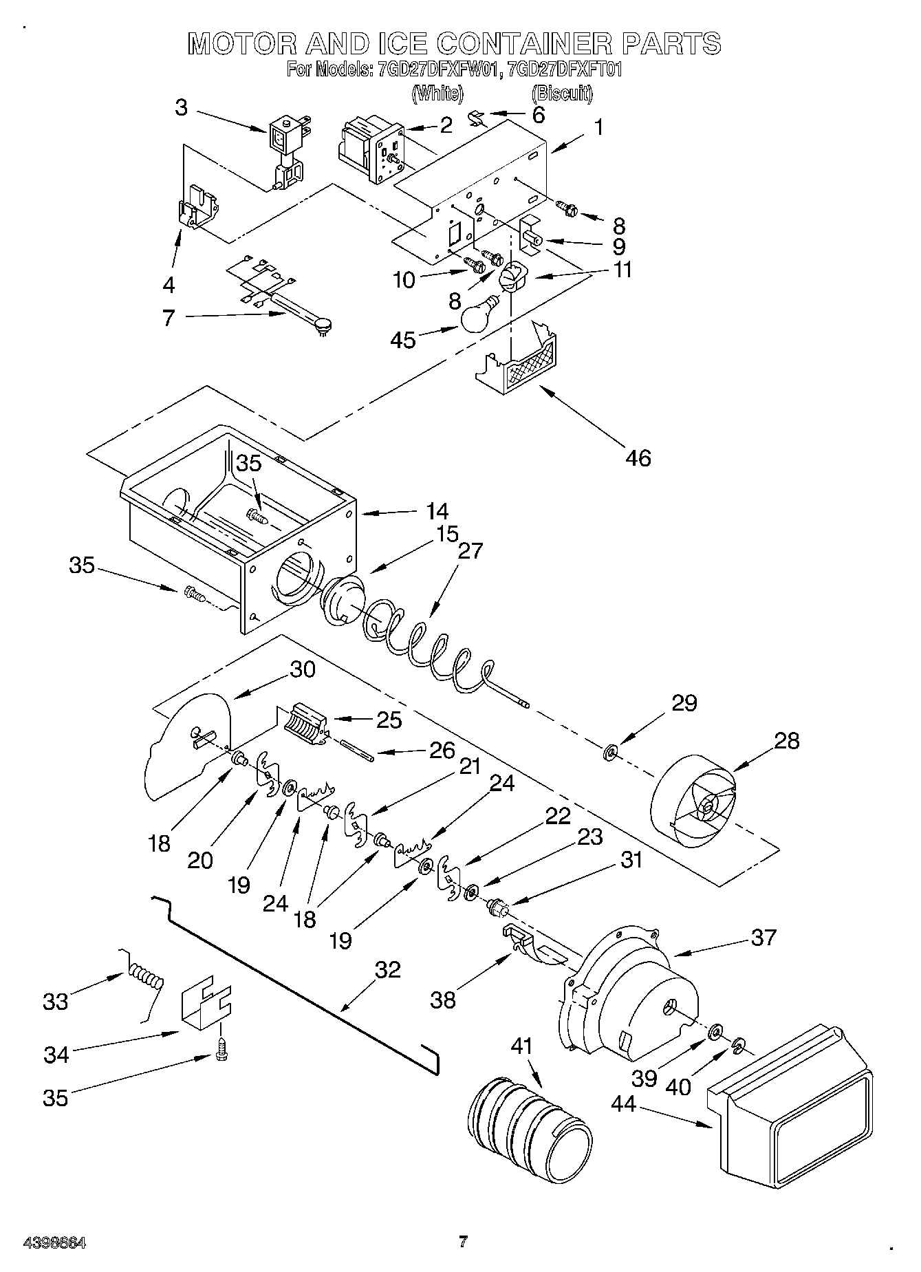 05 - MOTOR AND ICE CONTAINER