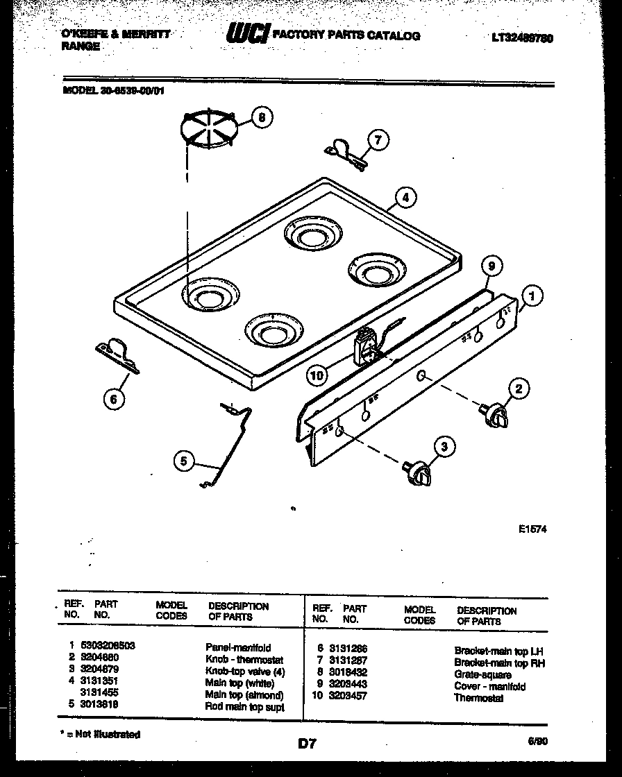 03 - COOKTOP PARTS