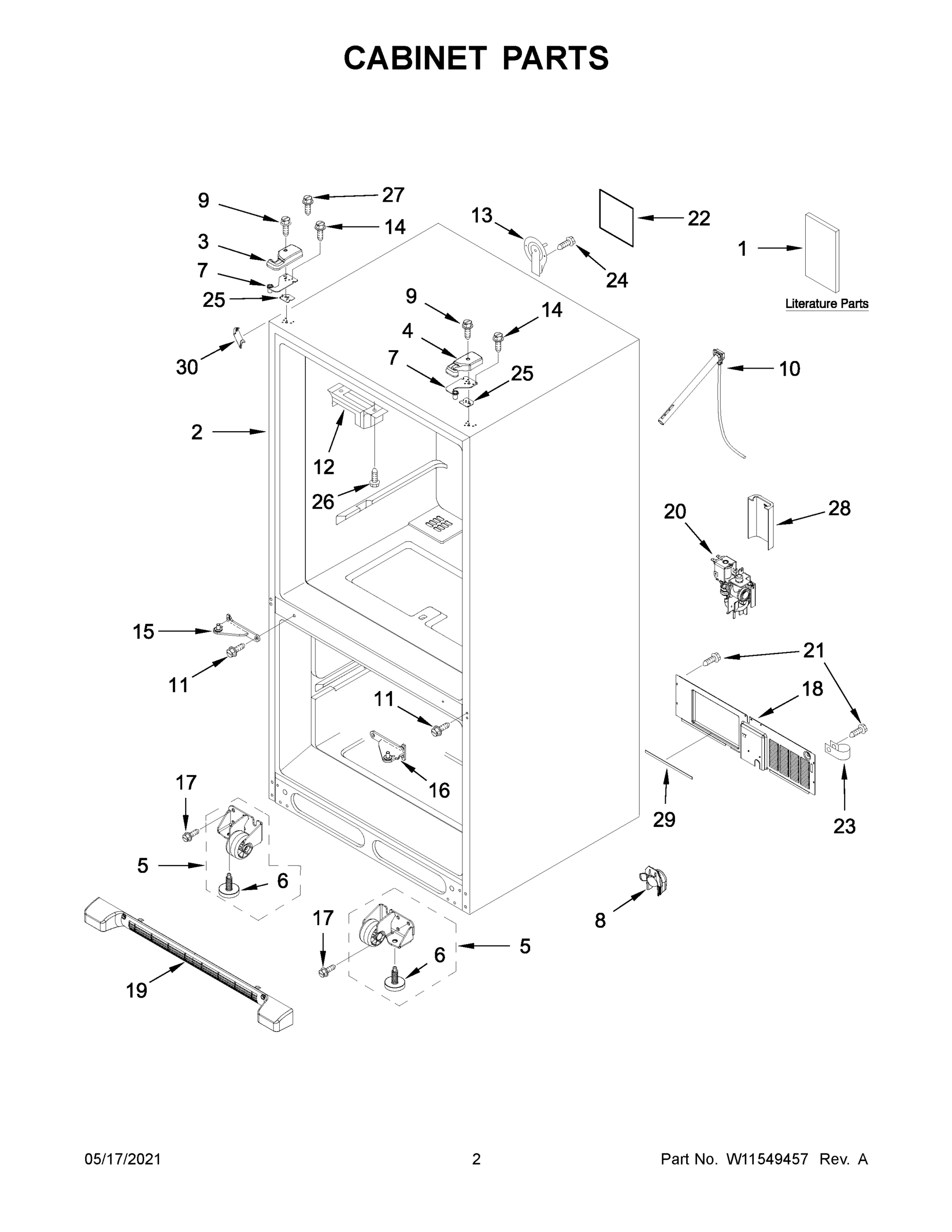 02 - CABINET PARTS