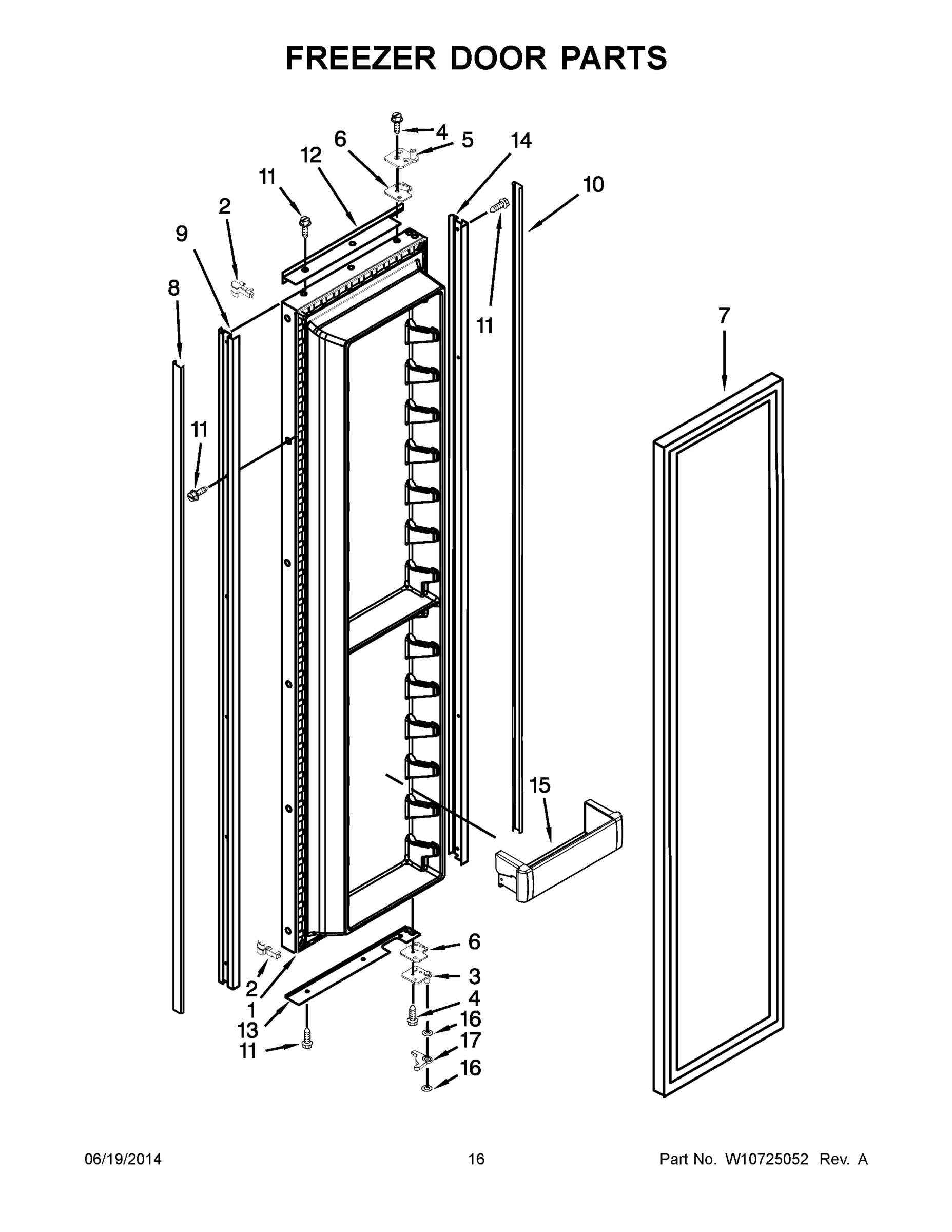 09 - FREEZER DOOR PARTS
