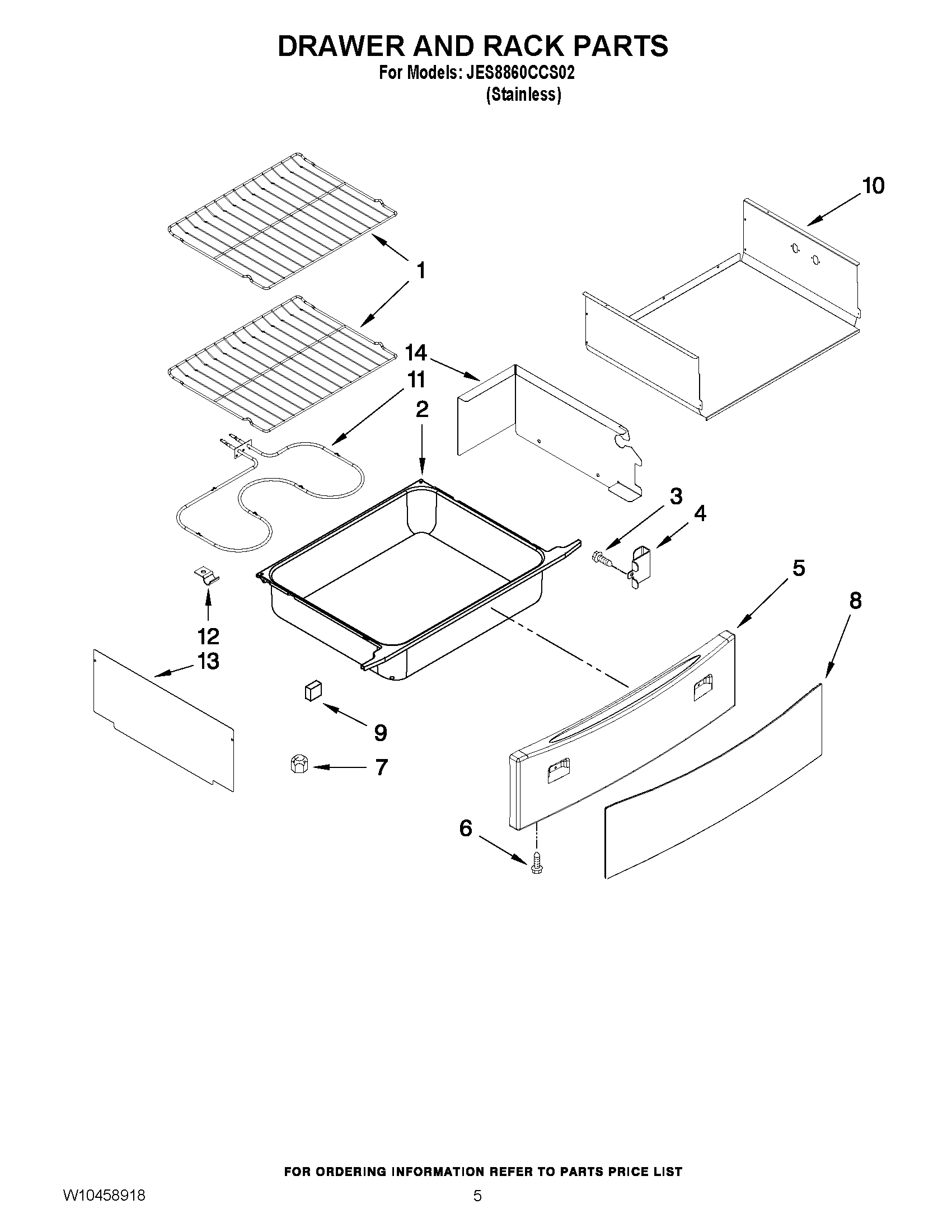 04 - DRAWER AND RACK PARTS