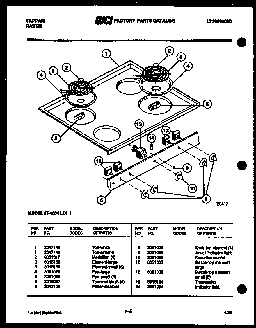 02 - COOKTOP PARTS