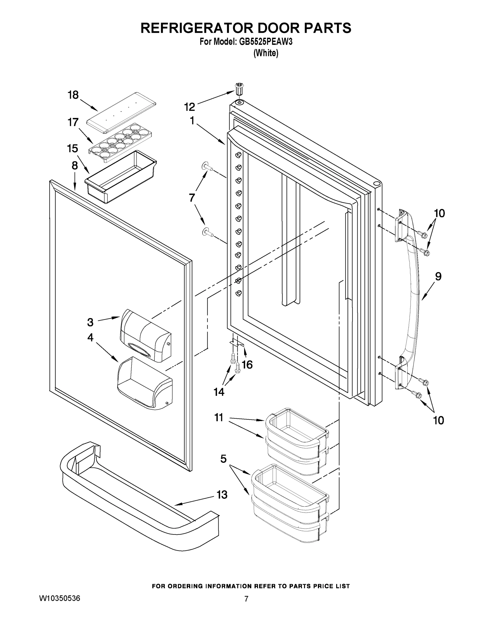 04 - REFRIGERATOR DOOR PARTS