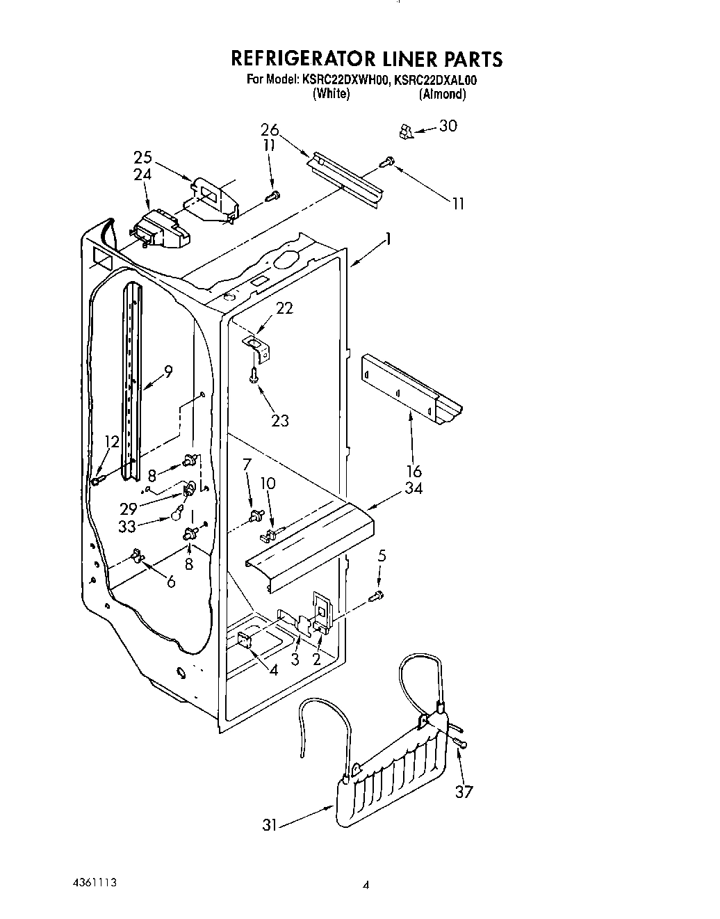 02 - REFRIGERATOR LINER