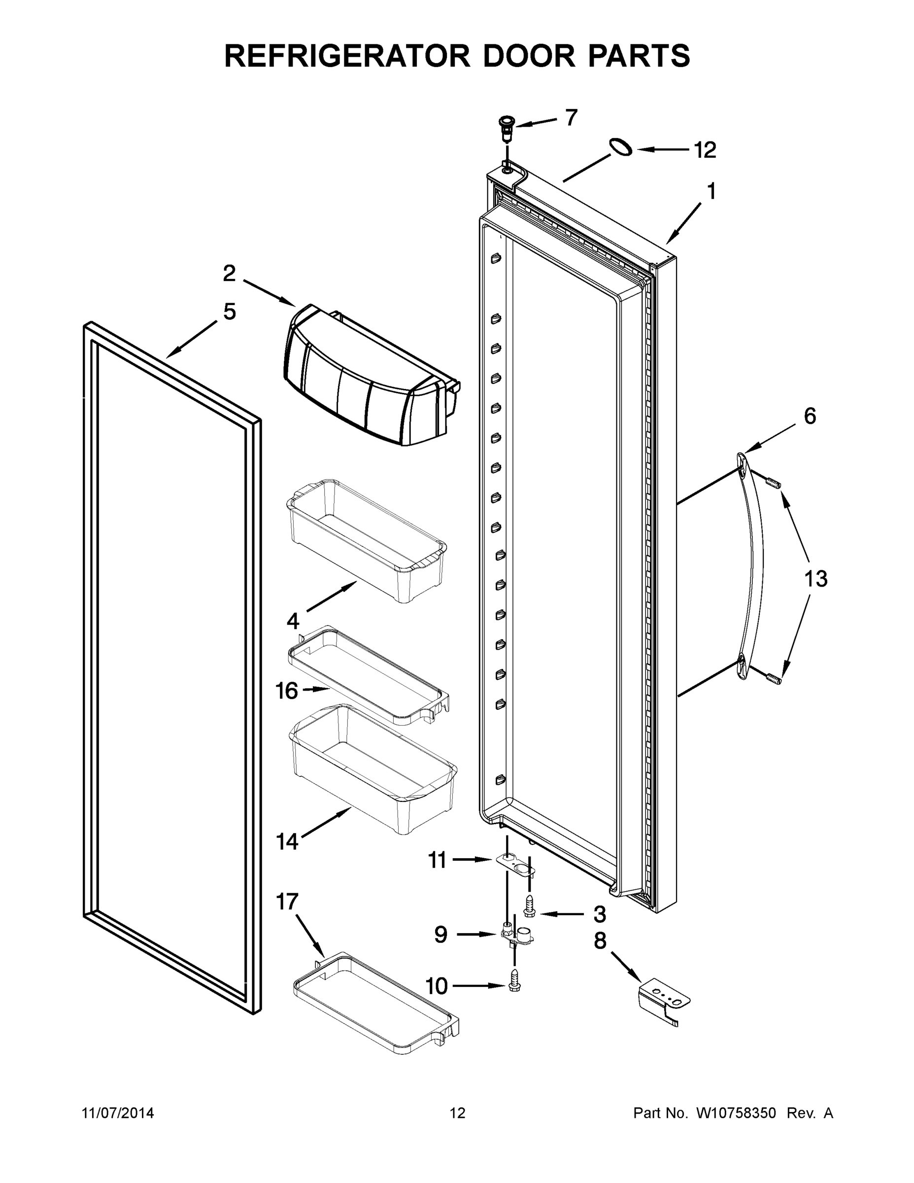 07 - REFRIGERATOR DOOR PARTS