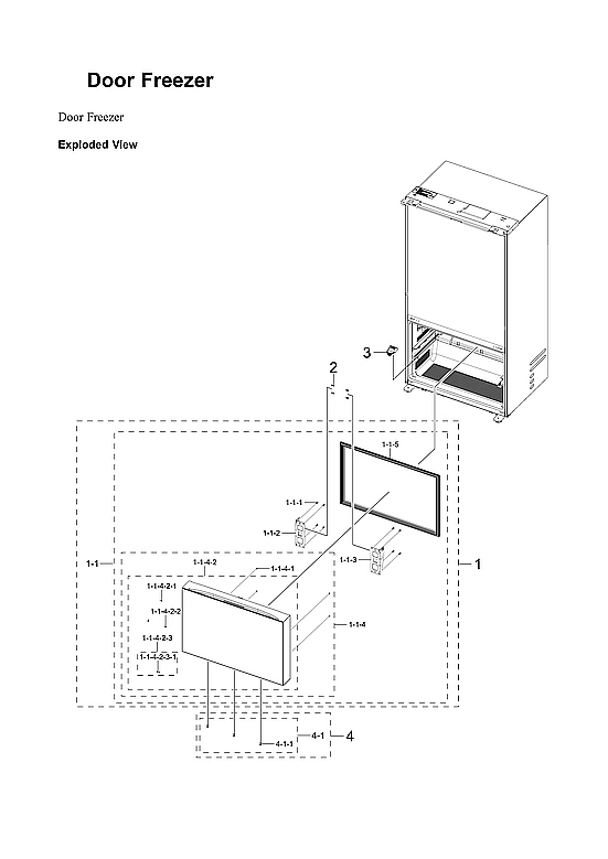 Freezer Door Parts