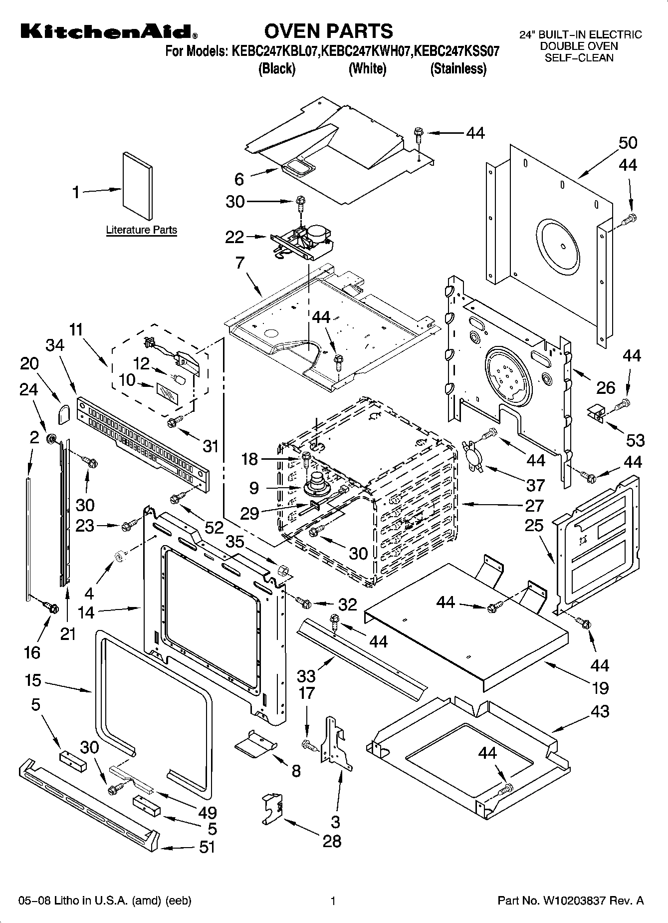 01 - OVEN PARTS