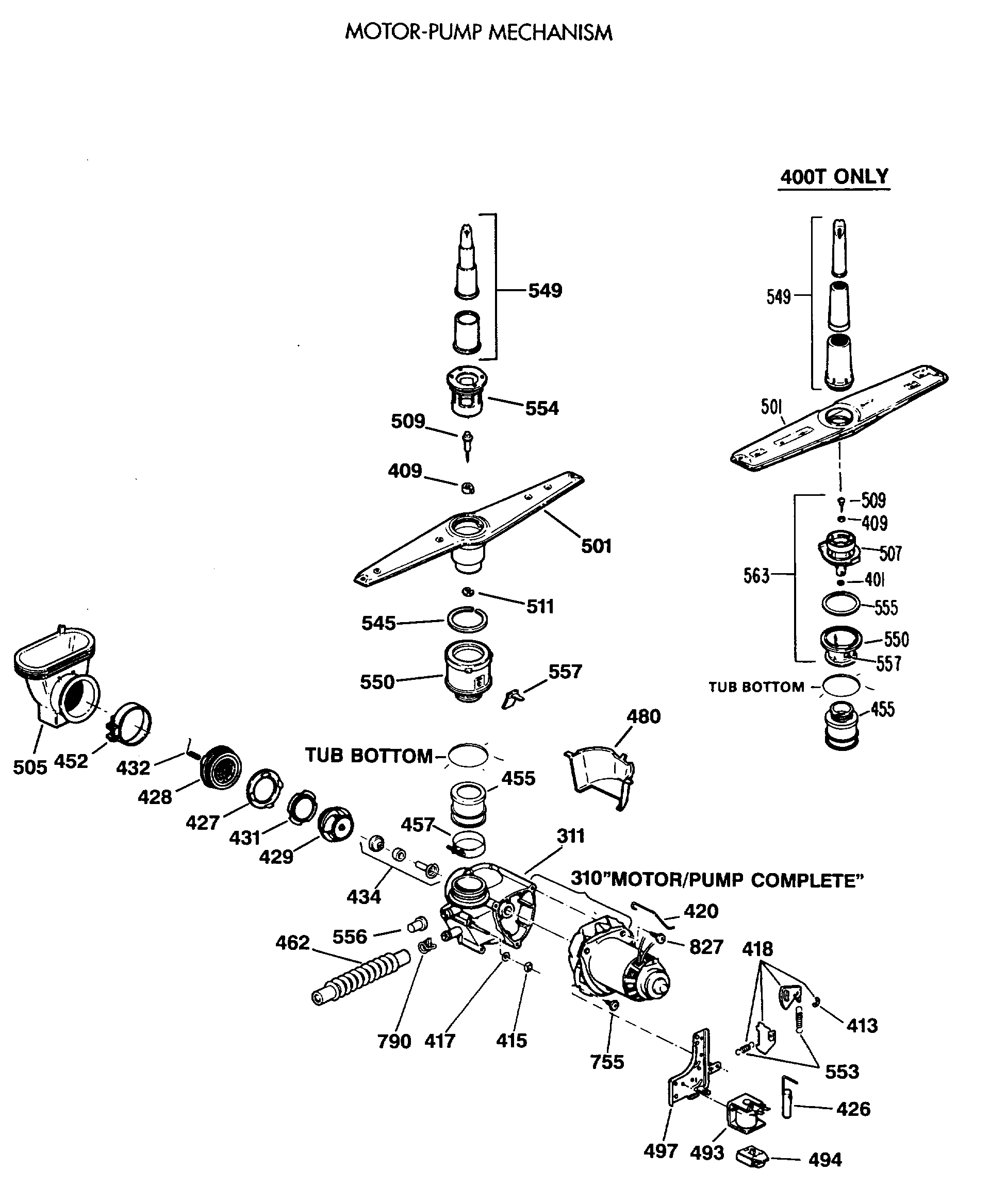 MOTOR-PUMP MECHANISM