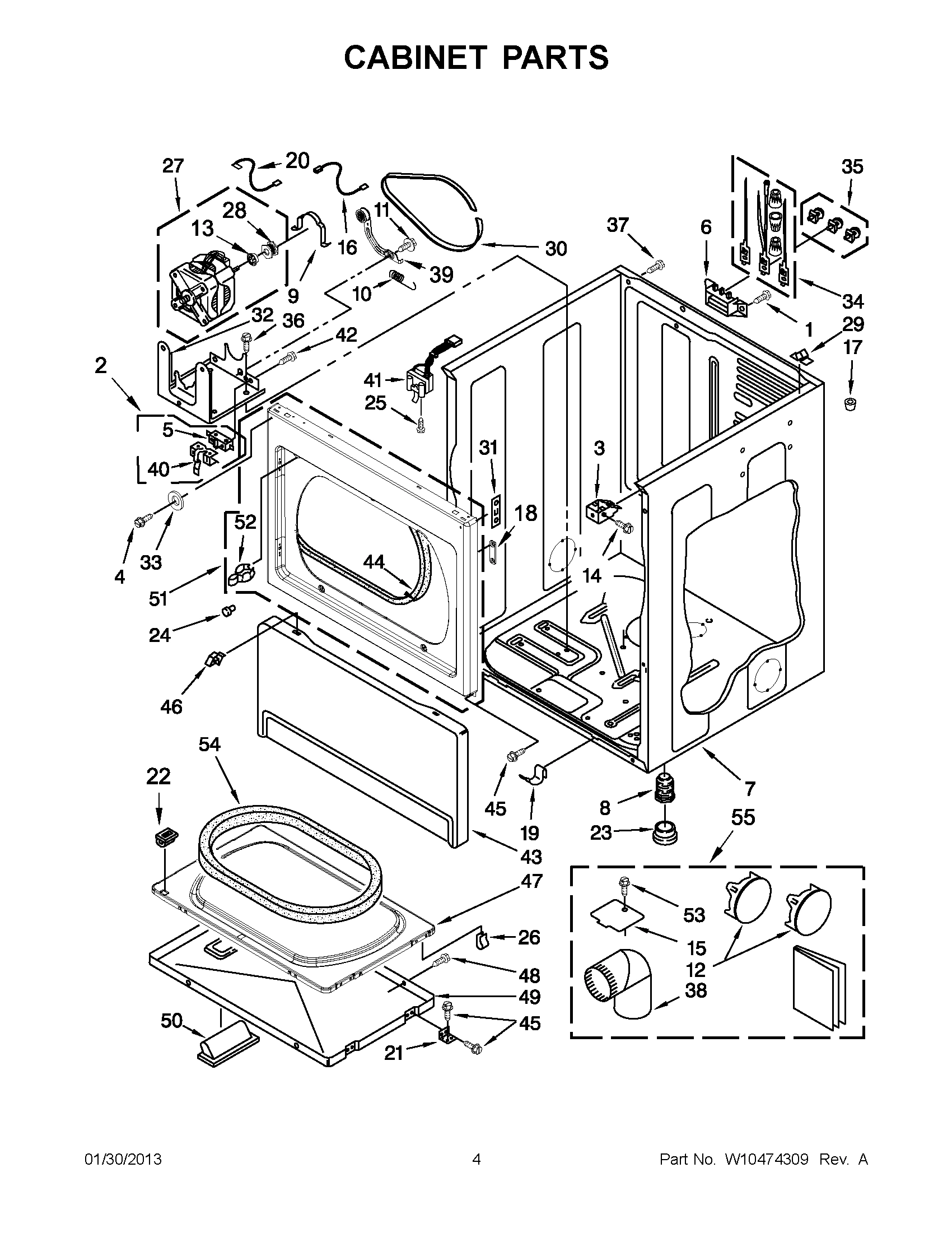 02 - CABINET PARTS
