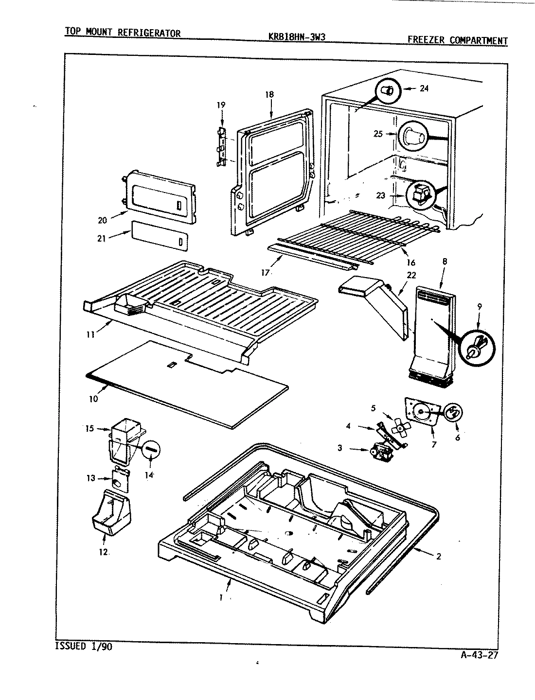 01 - FREEZER COMPARTMENT