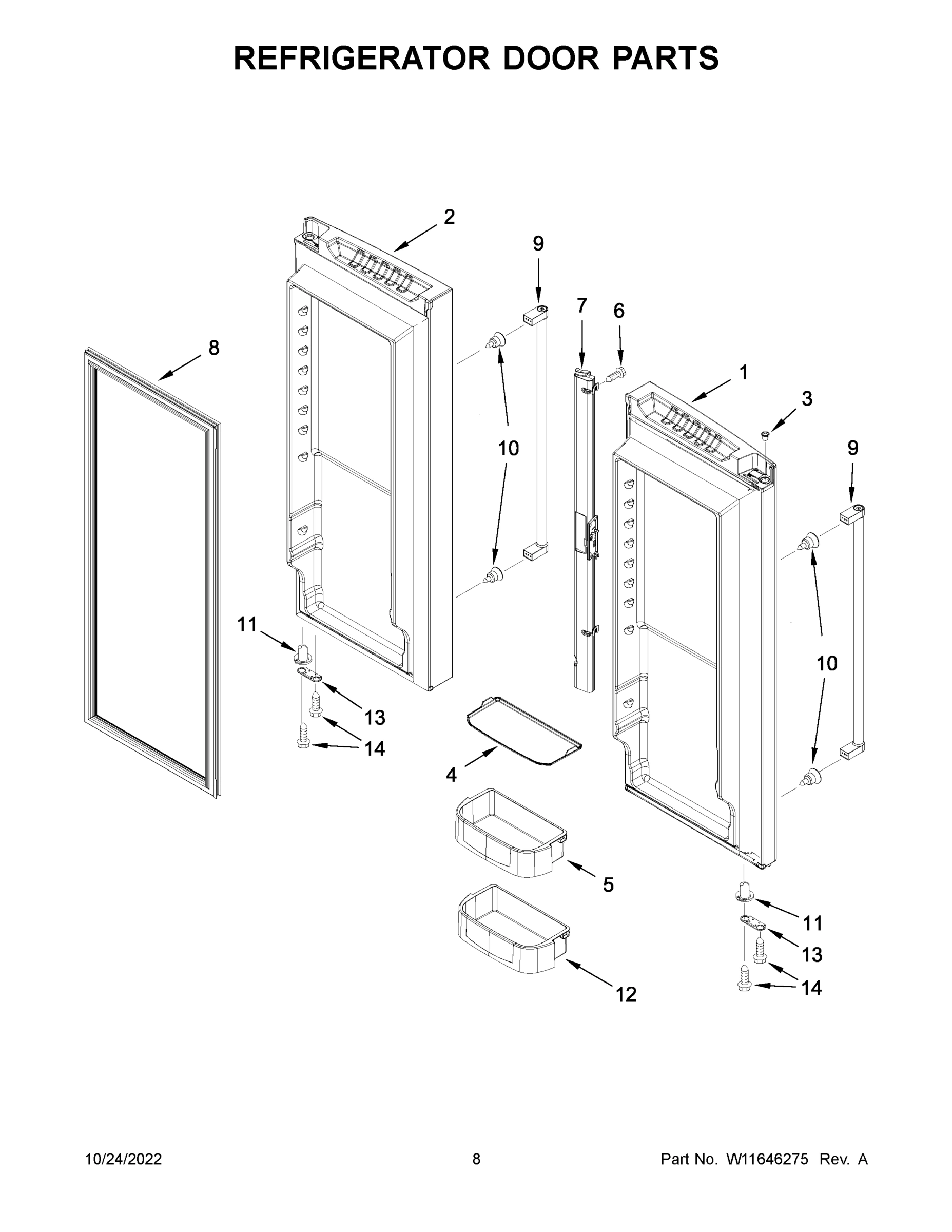 05 - REFRIGERATOR DOOR PARTS