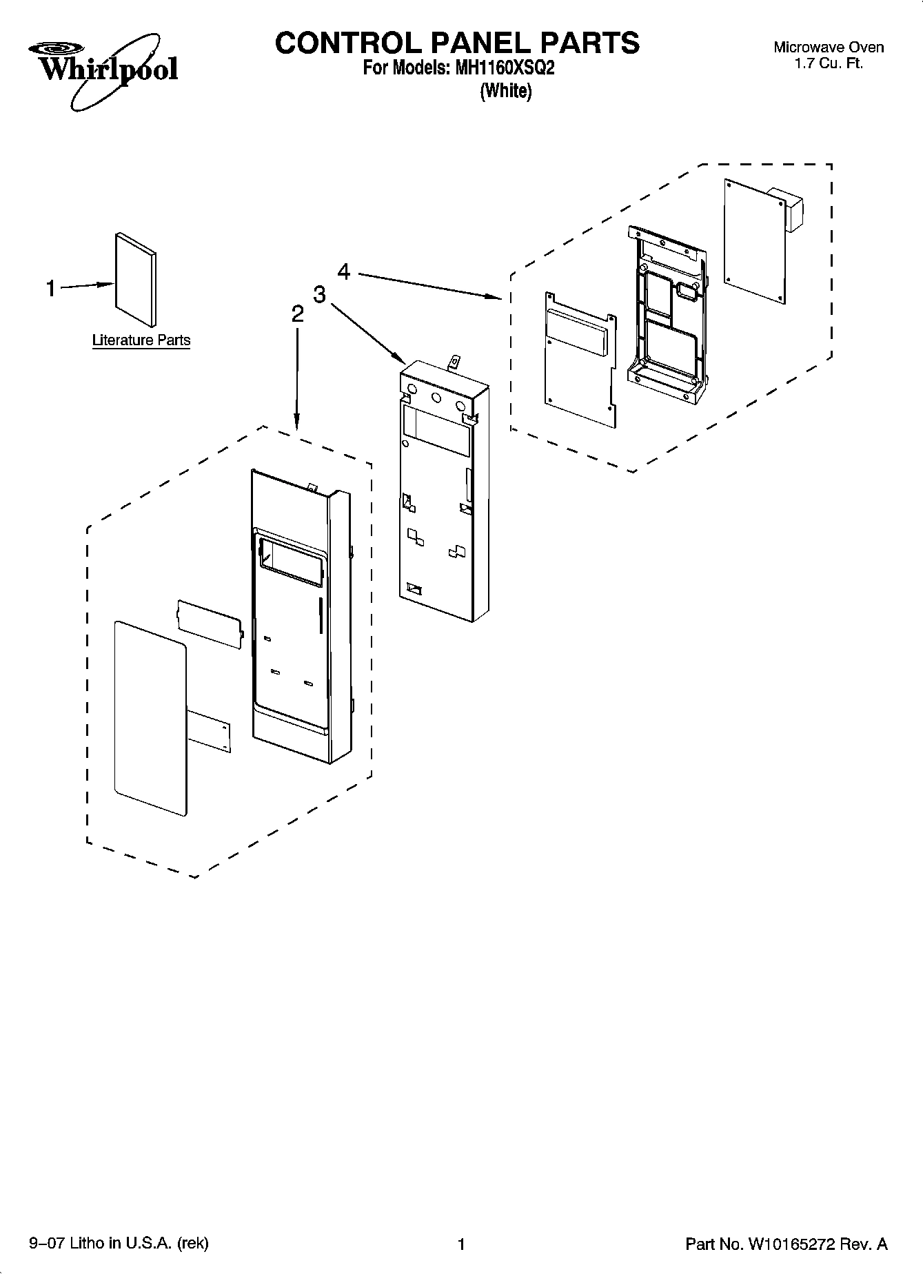 01 - CONTROL PANEL PARTS