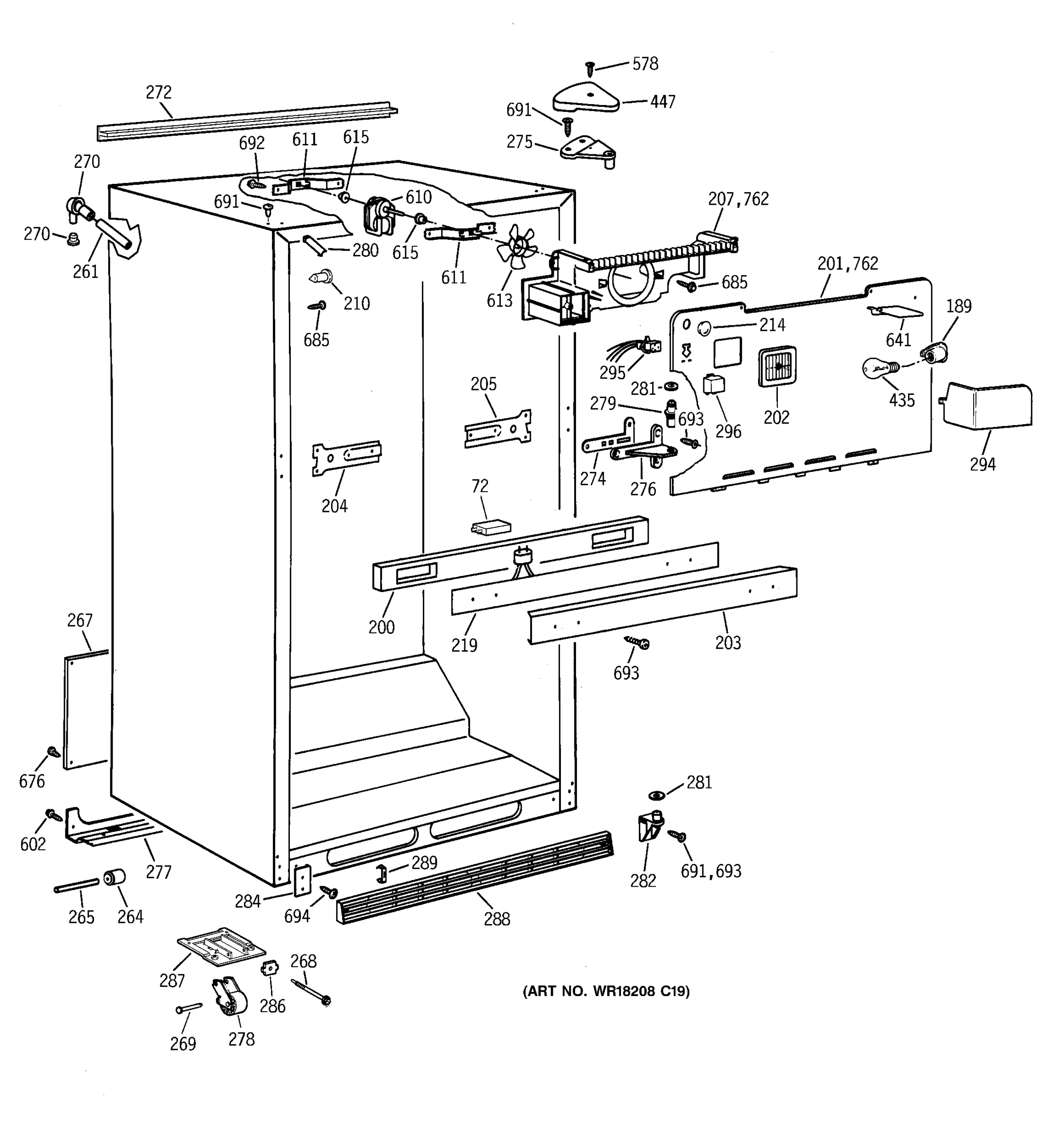 CABINET PARTS