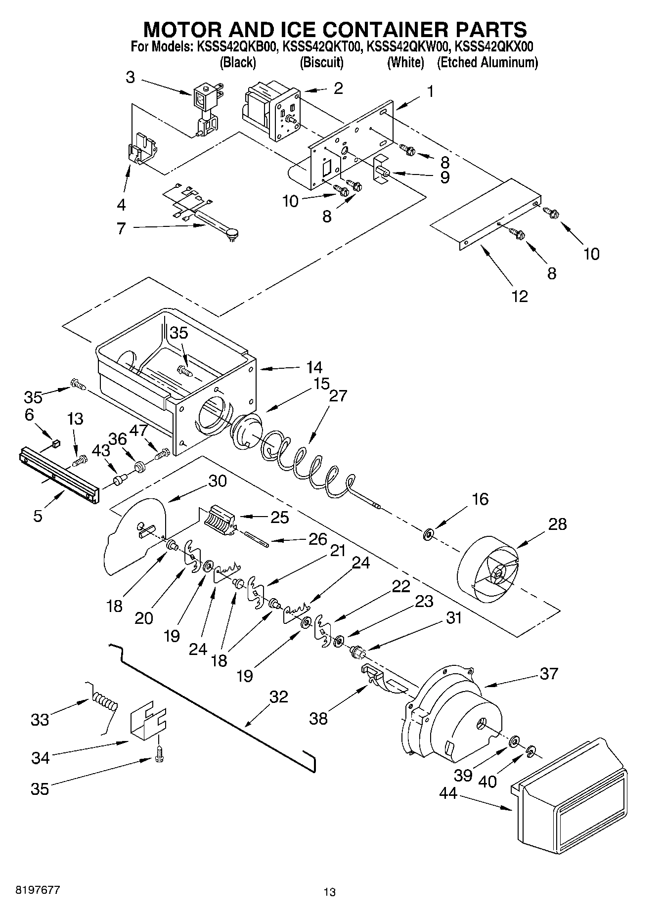 09 - MOTOR AND ICE CONTAINER