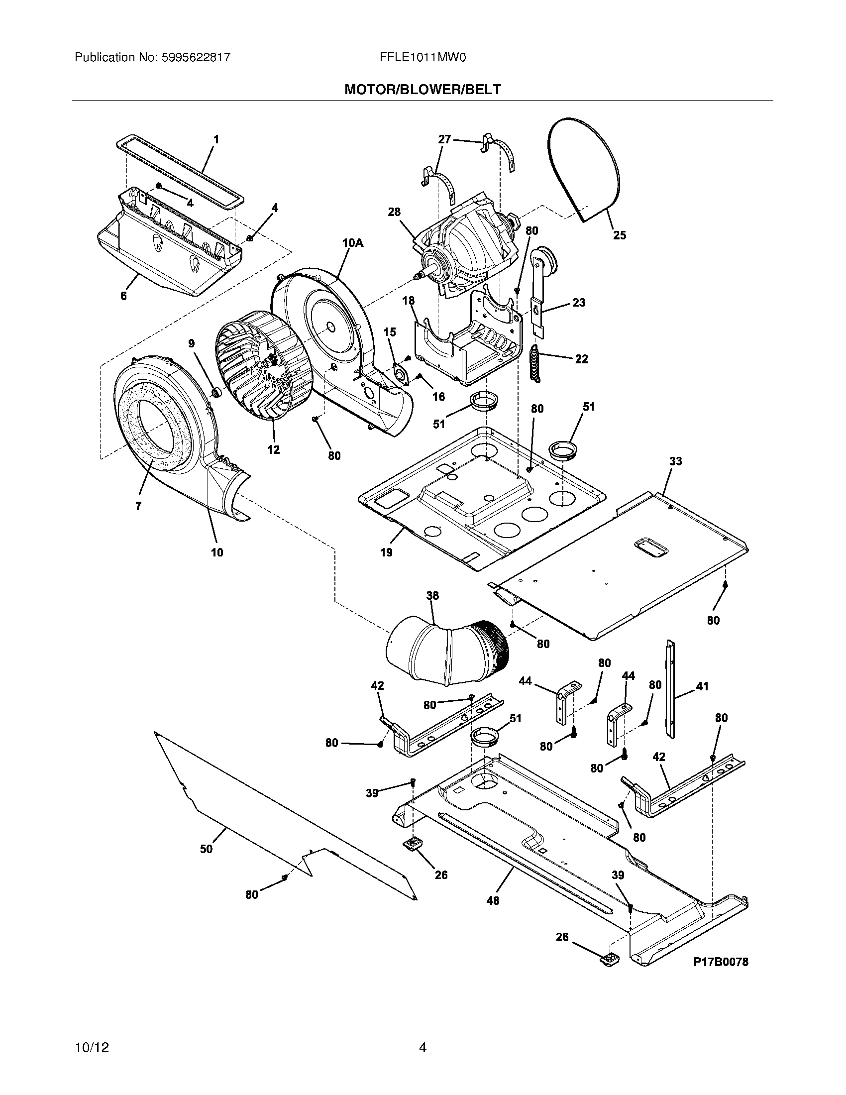 05 - MOTOR/BLOWER/BELT