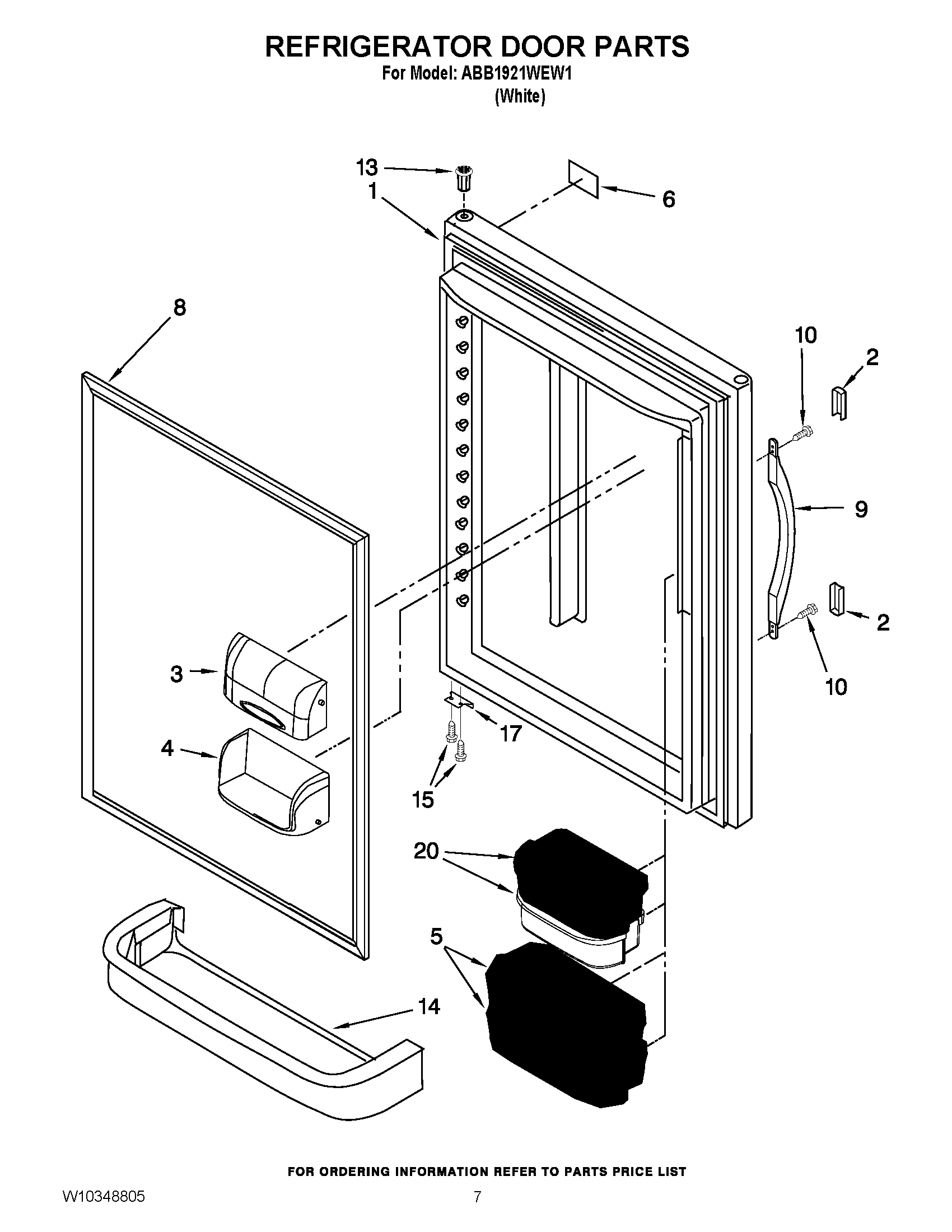 04 - REFRIGERATOR DOOR PARTS