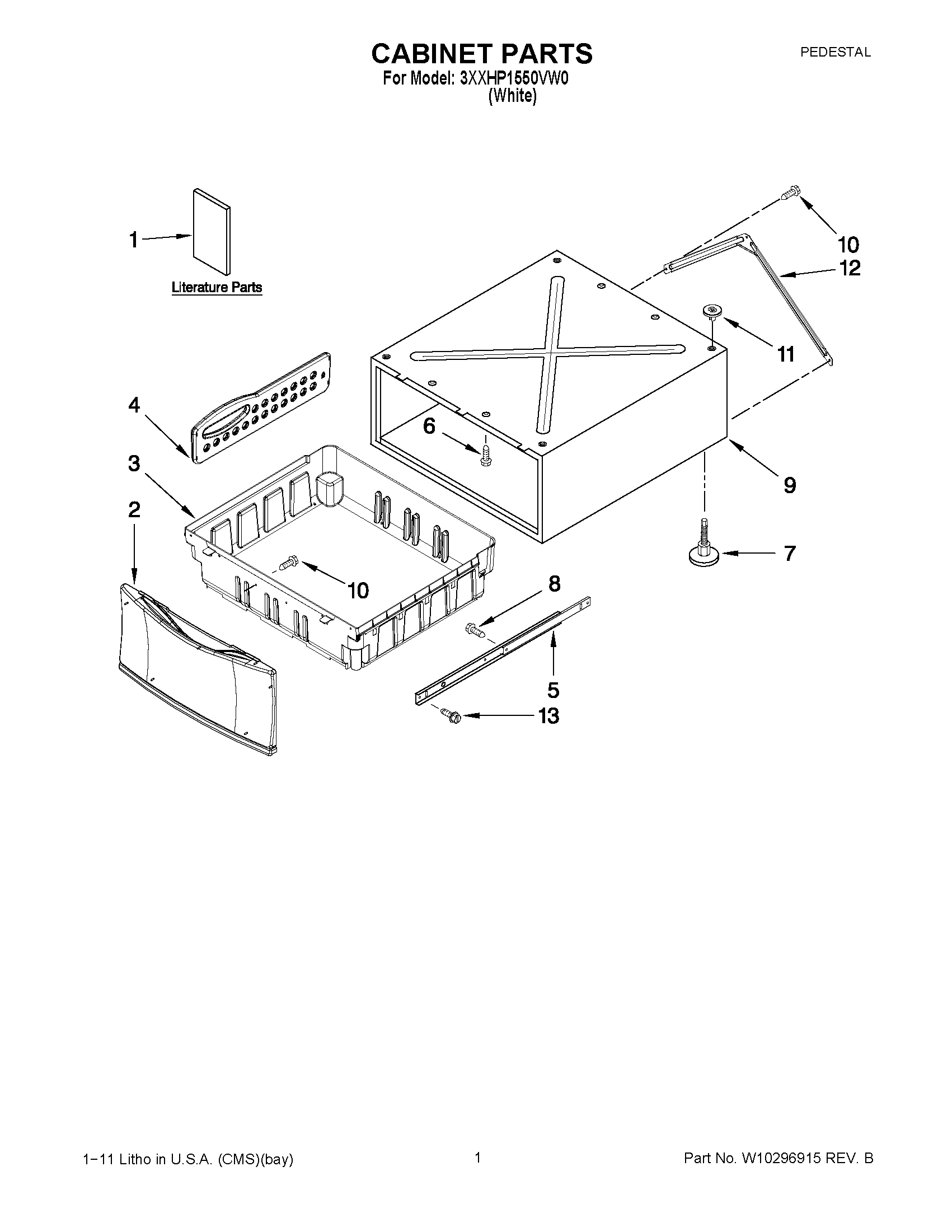 01 - CABINET PARTS