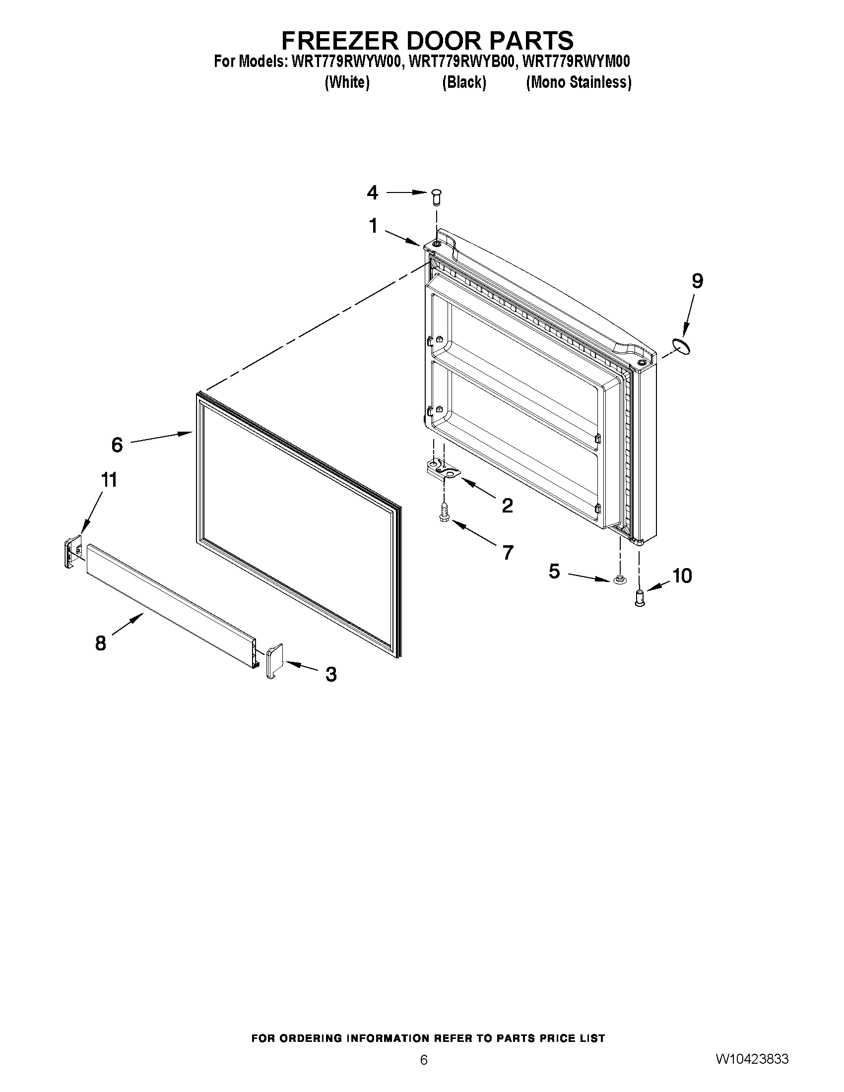 04 - FREEZER DOOR PARTS