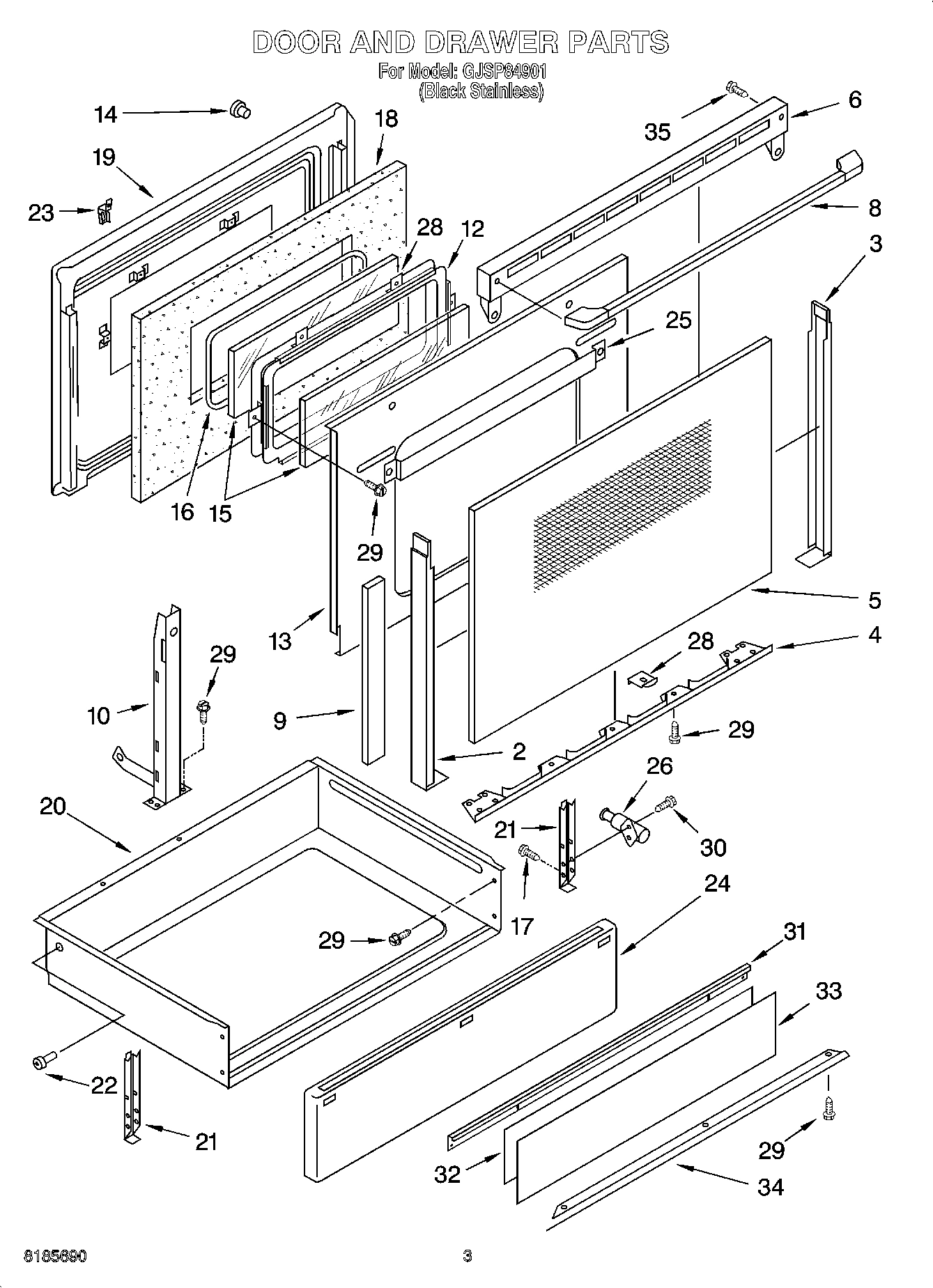 03 - DOOR AND DRAWER PARTS