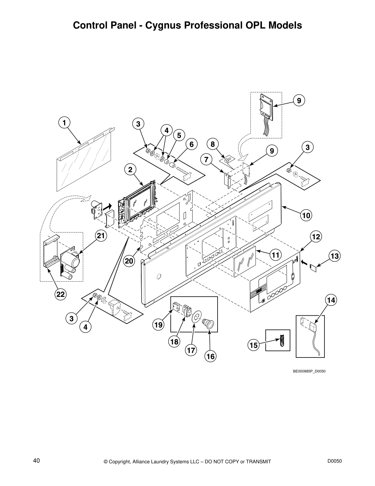 Control Panel - Cygnus Professional OPL Models