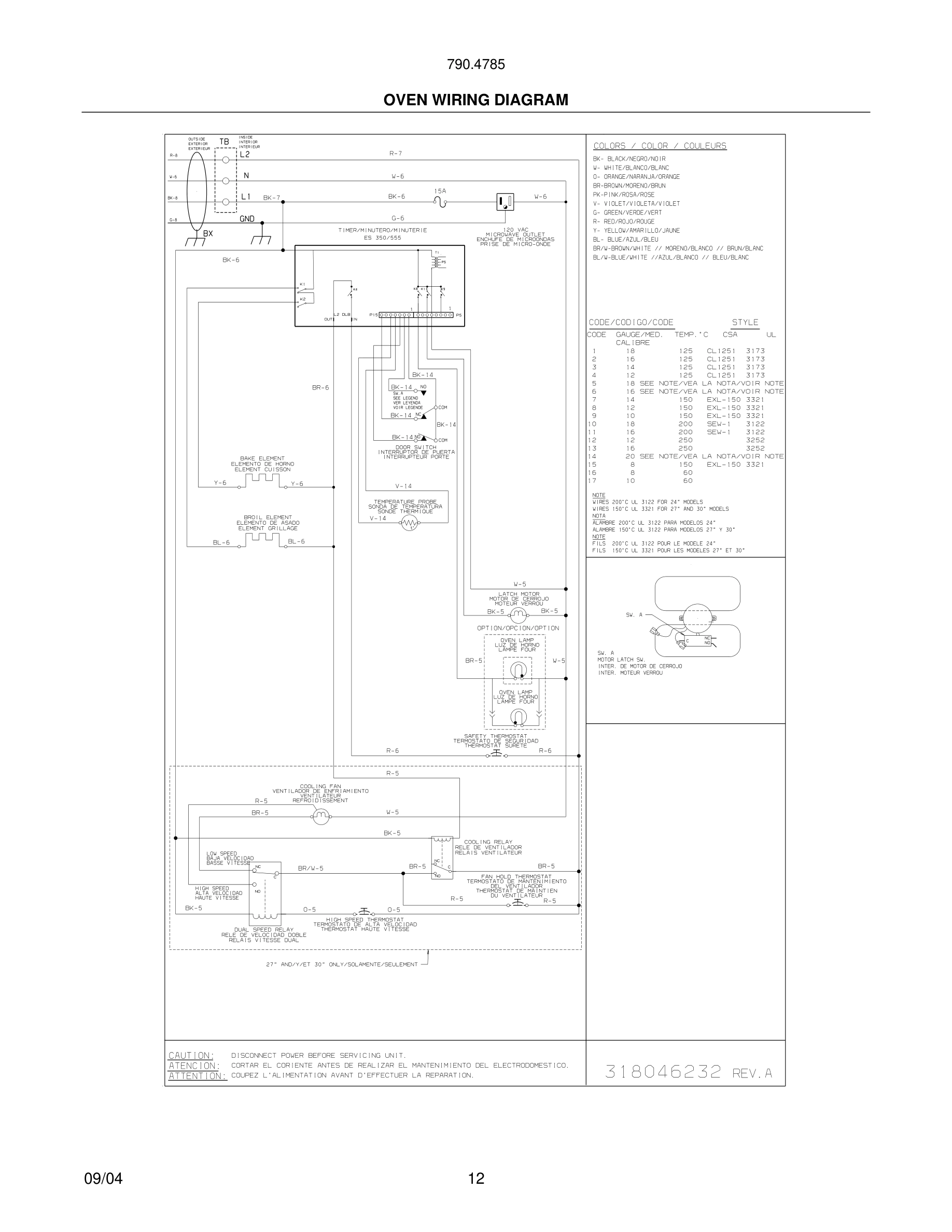 12 - WIRING DIAGRAM