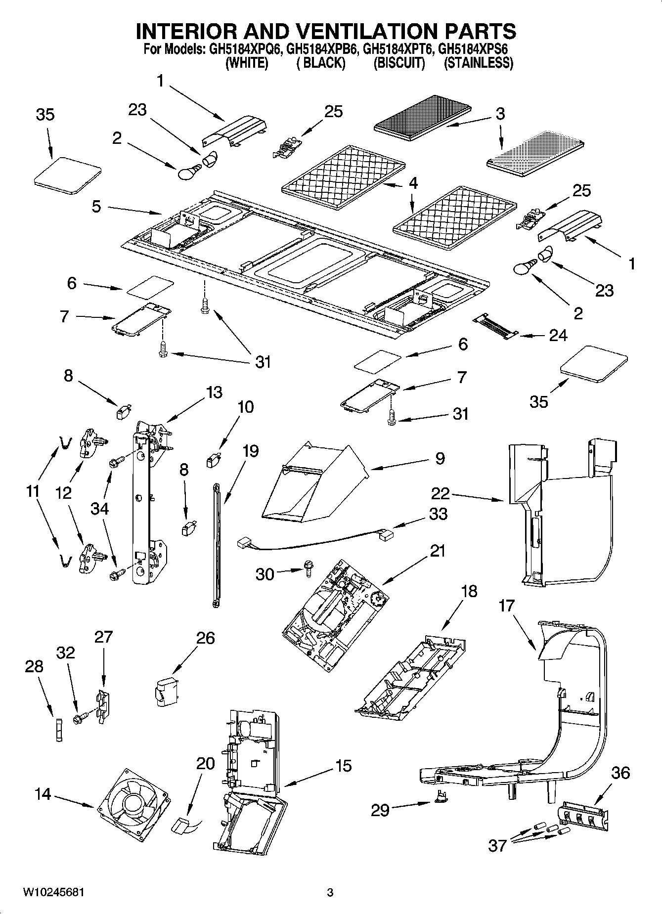 03 - INTERIOR AND VENTILATION PARTS