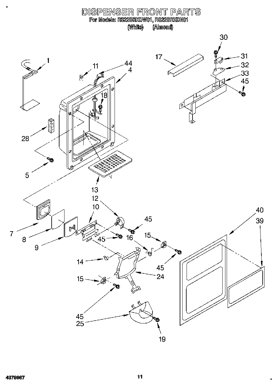 07 - DISPENSER FRONT