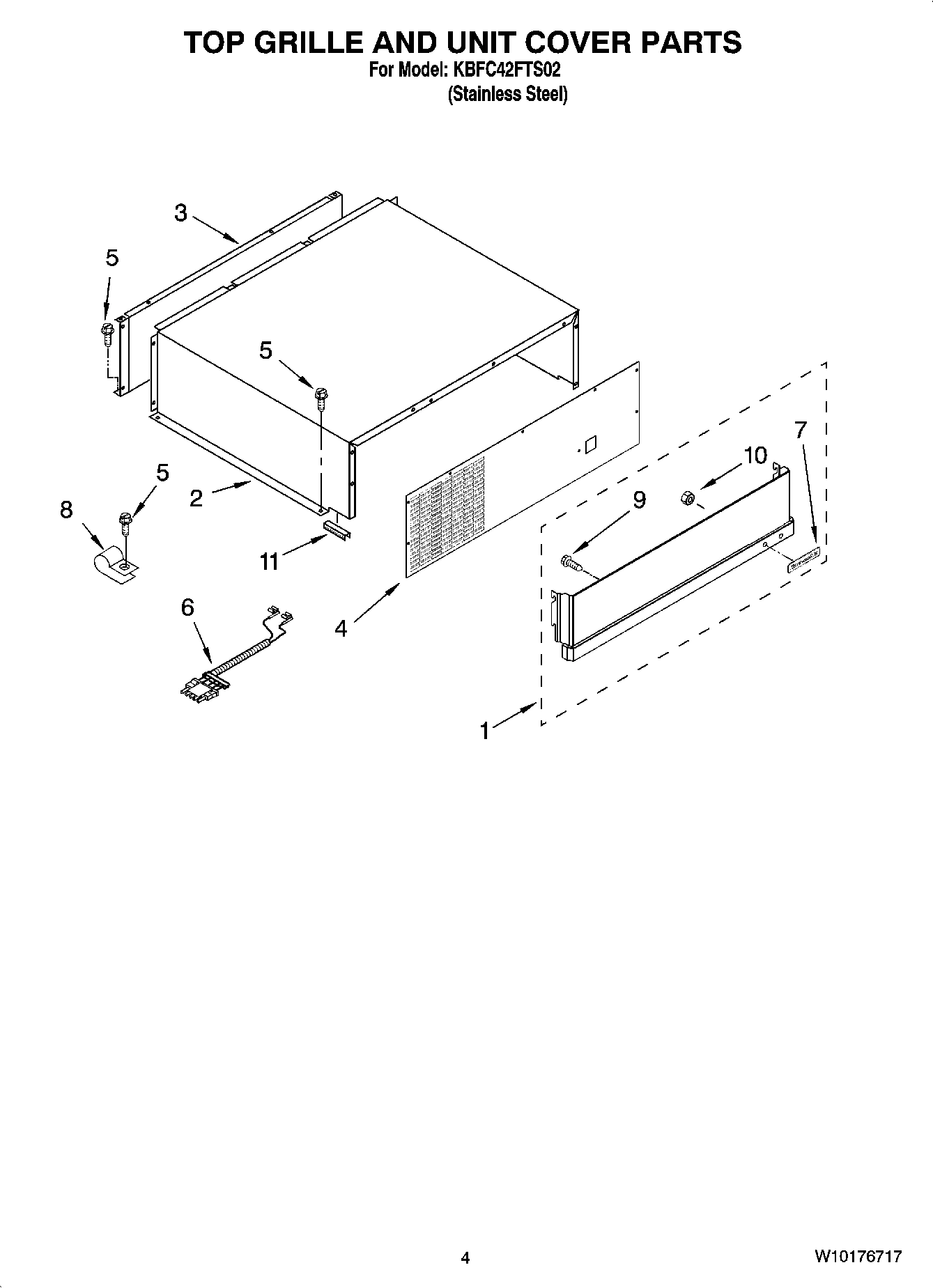 03 - TOP GRILLE AND UNIT COVER PARTS