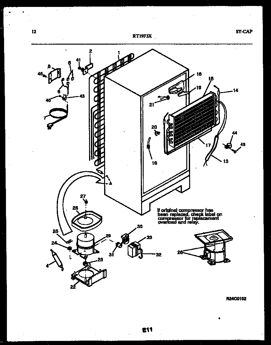 07 - SYSTEM AND AUTOMATIC DEFROST PARTS