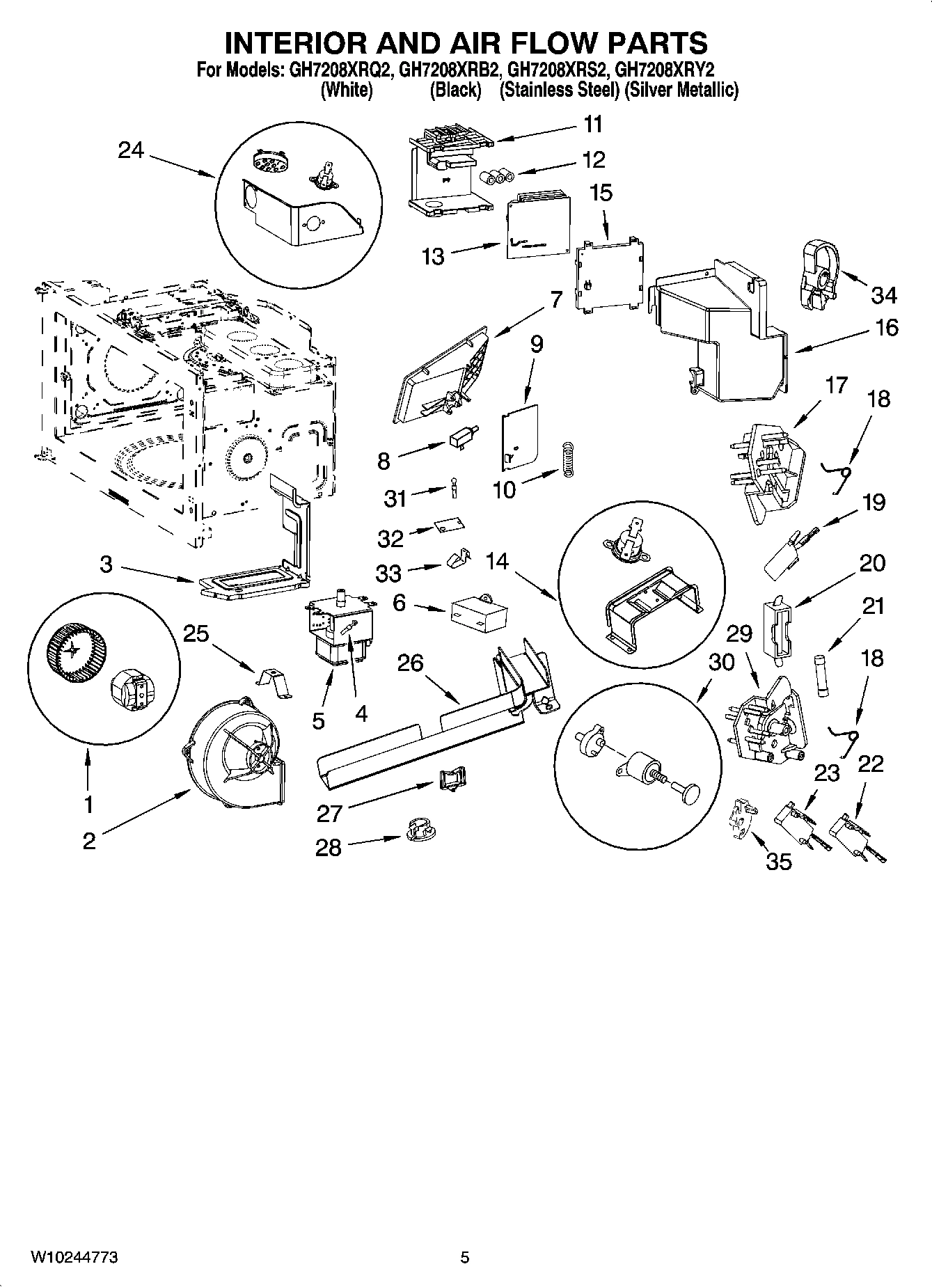04 - INTERIOR AND AIR FLOW PARTS