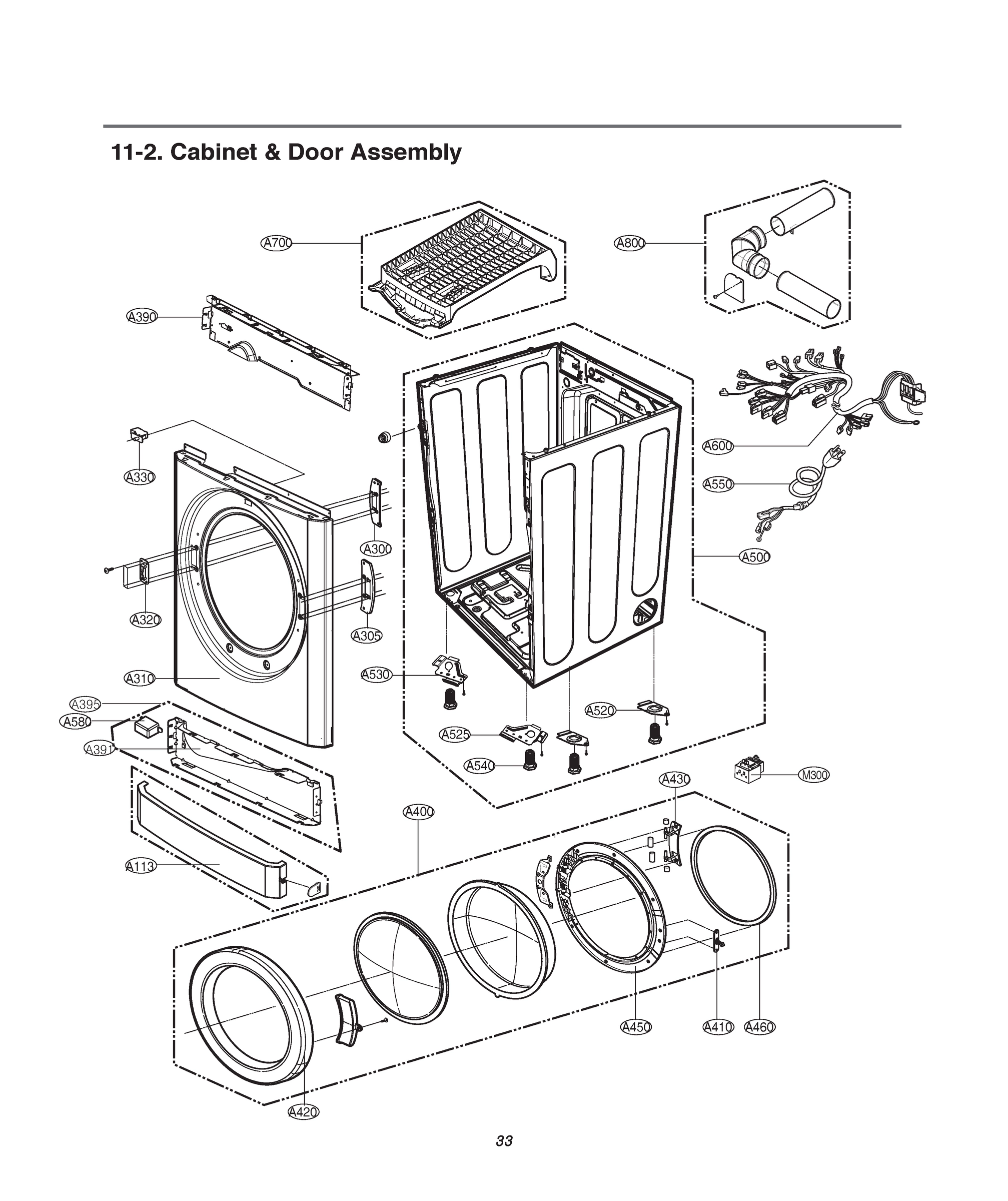 CABINET & DOOR ASSEMBLY