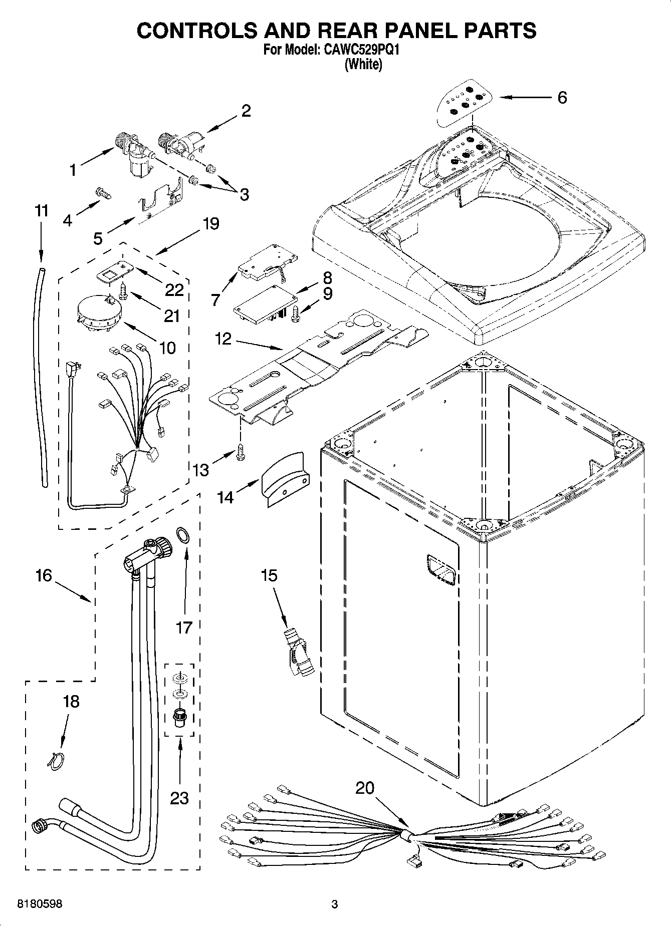 02 - CONTROLS AND REAR PANEL PARTS