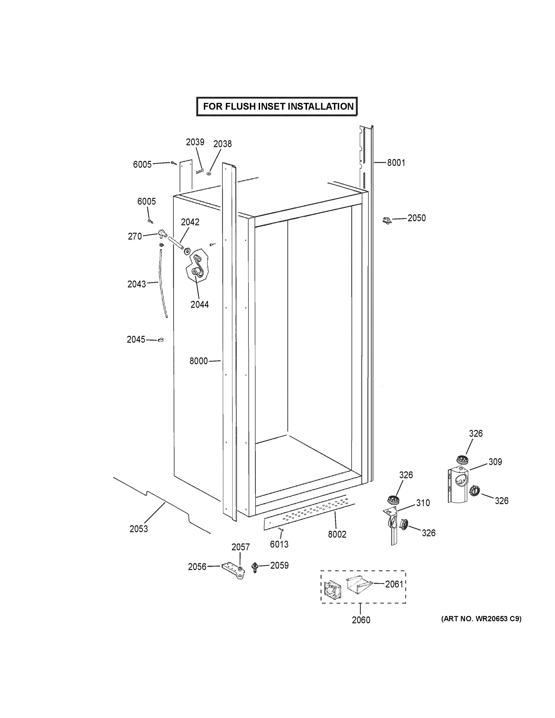 CABINET (2) - FLUSH INSET