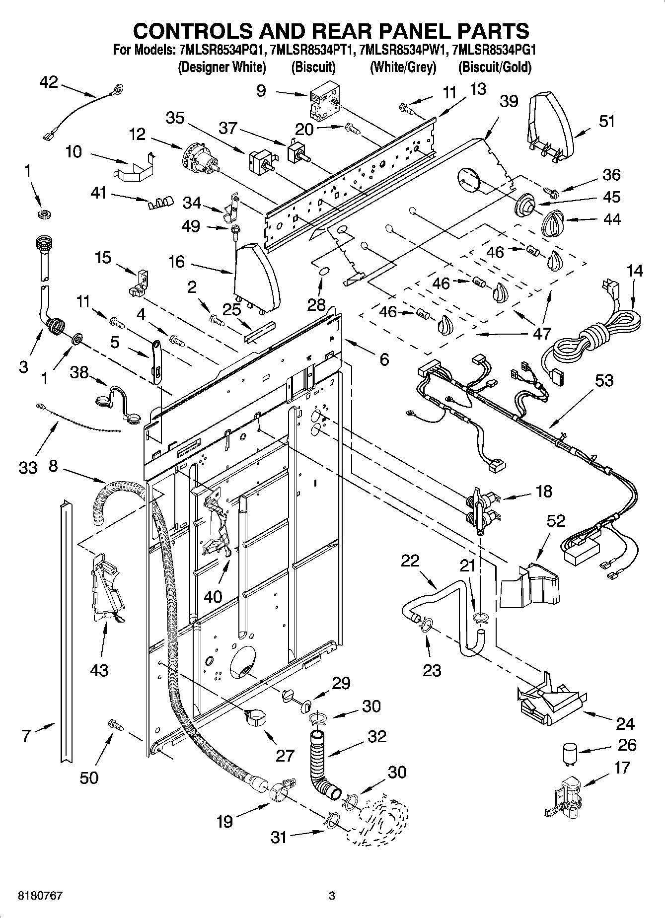 02 - CONTROLS AND REAR PANEL PARTS