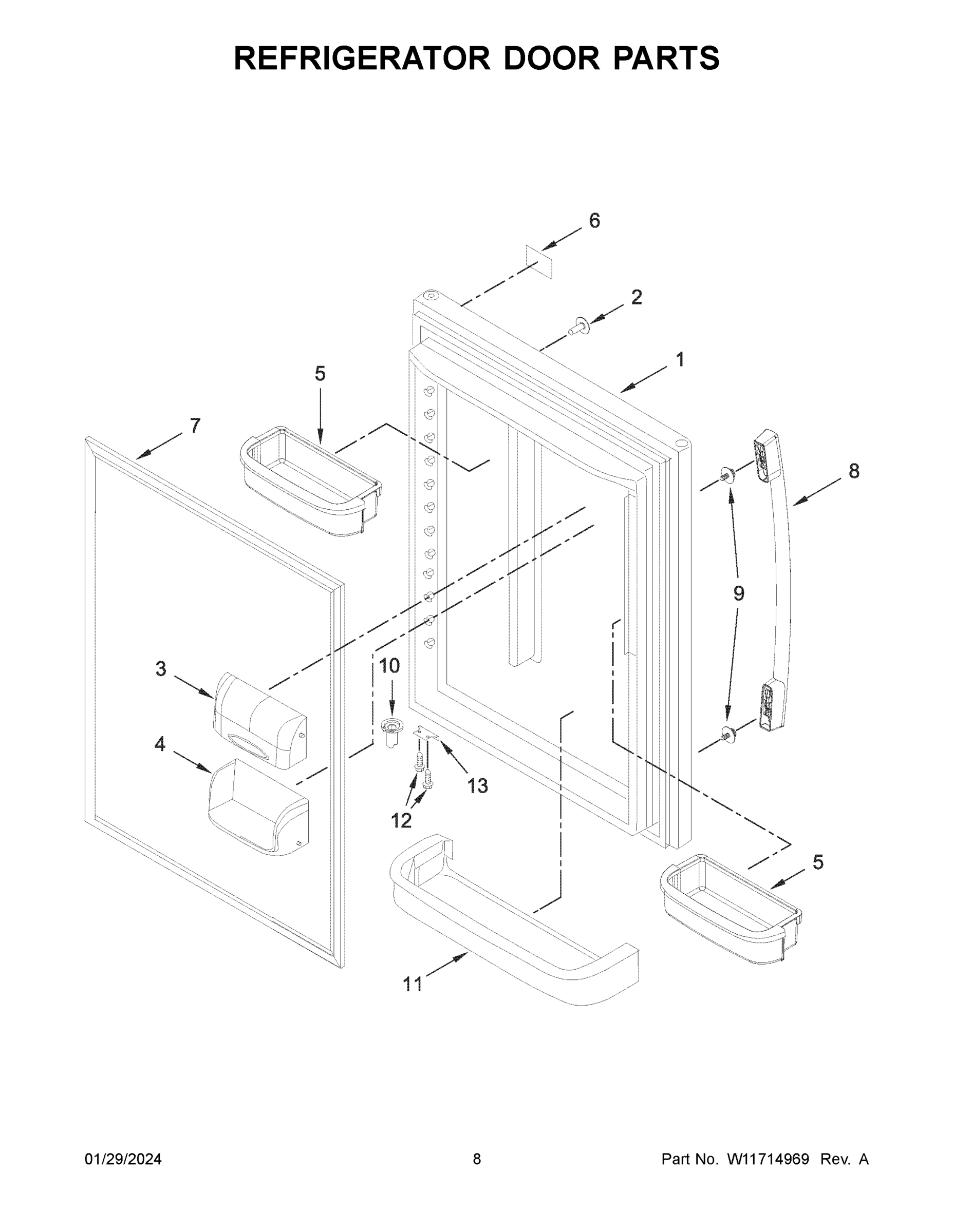 05 - REFRIGERATOR DOOR PARTS