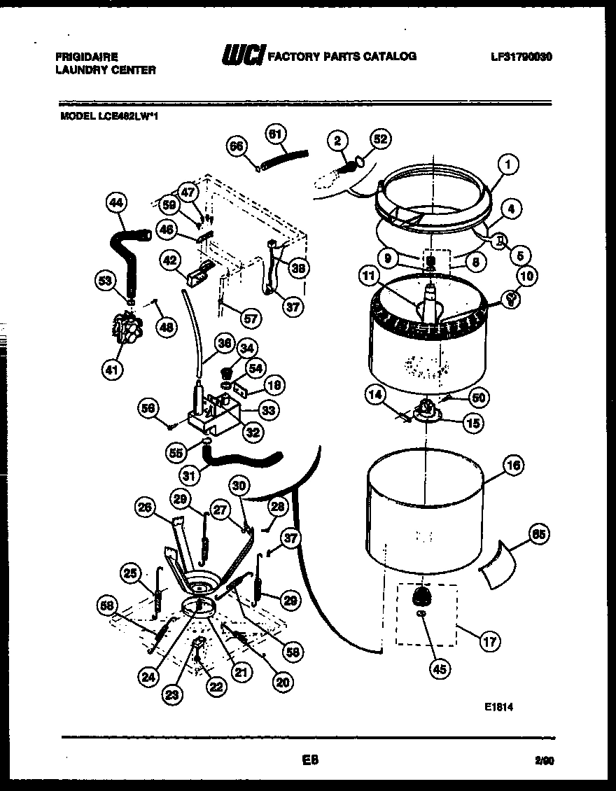 05 - TUBS, WATER VALVE AND LID SWITCH