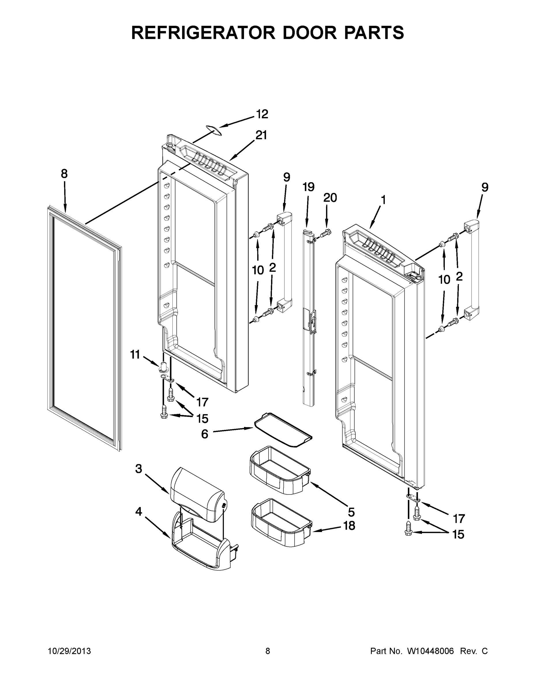 05 - REFRIGERATOR DOOR PARTS