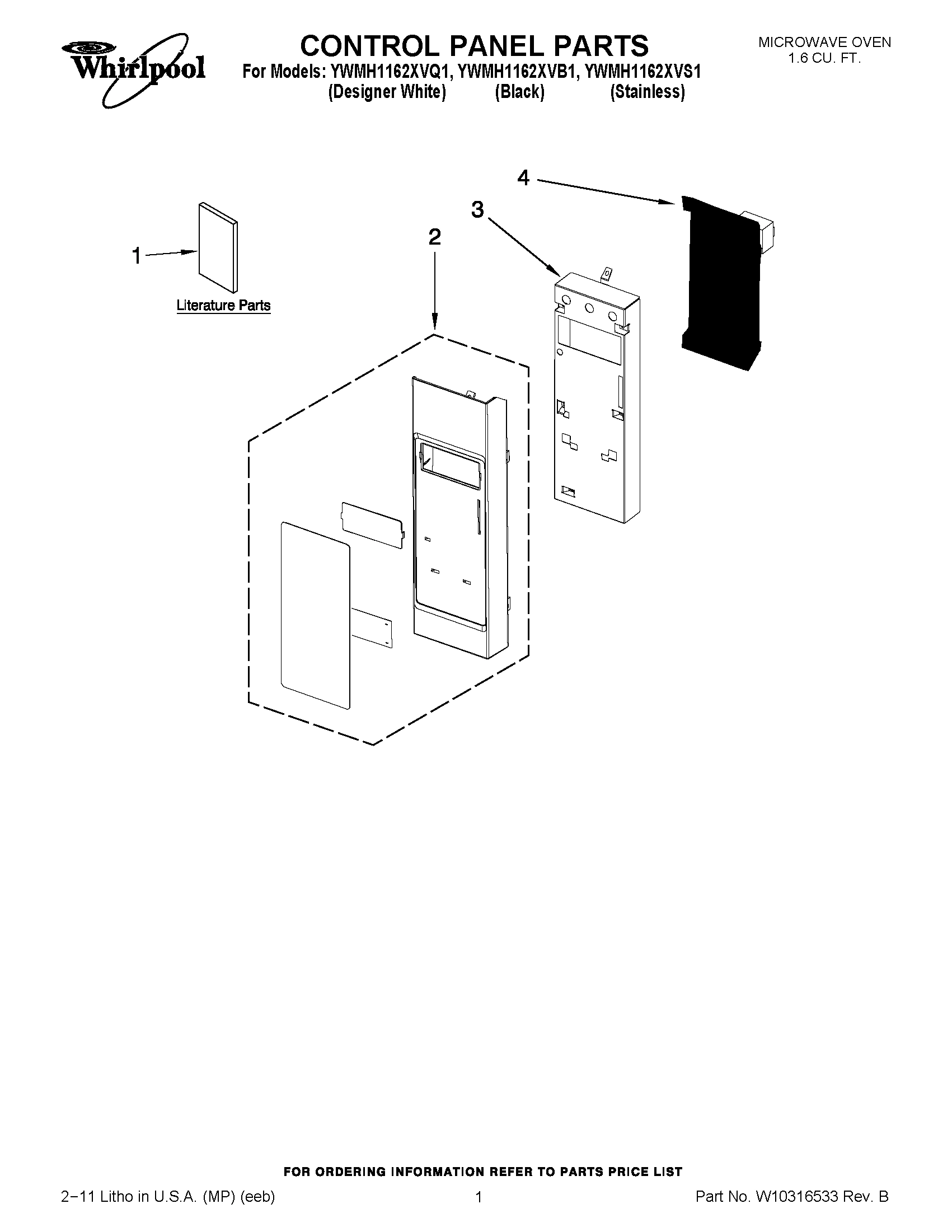 01 - CONTROL PANEL PARTS