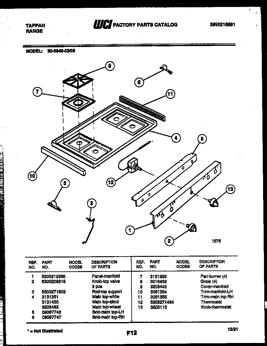 04 - COOKTOP PARTS