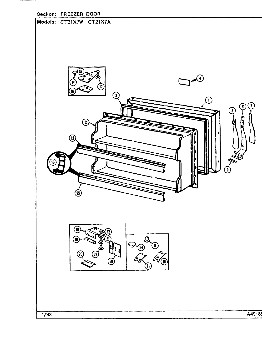 02 - FREEZER DOOR