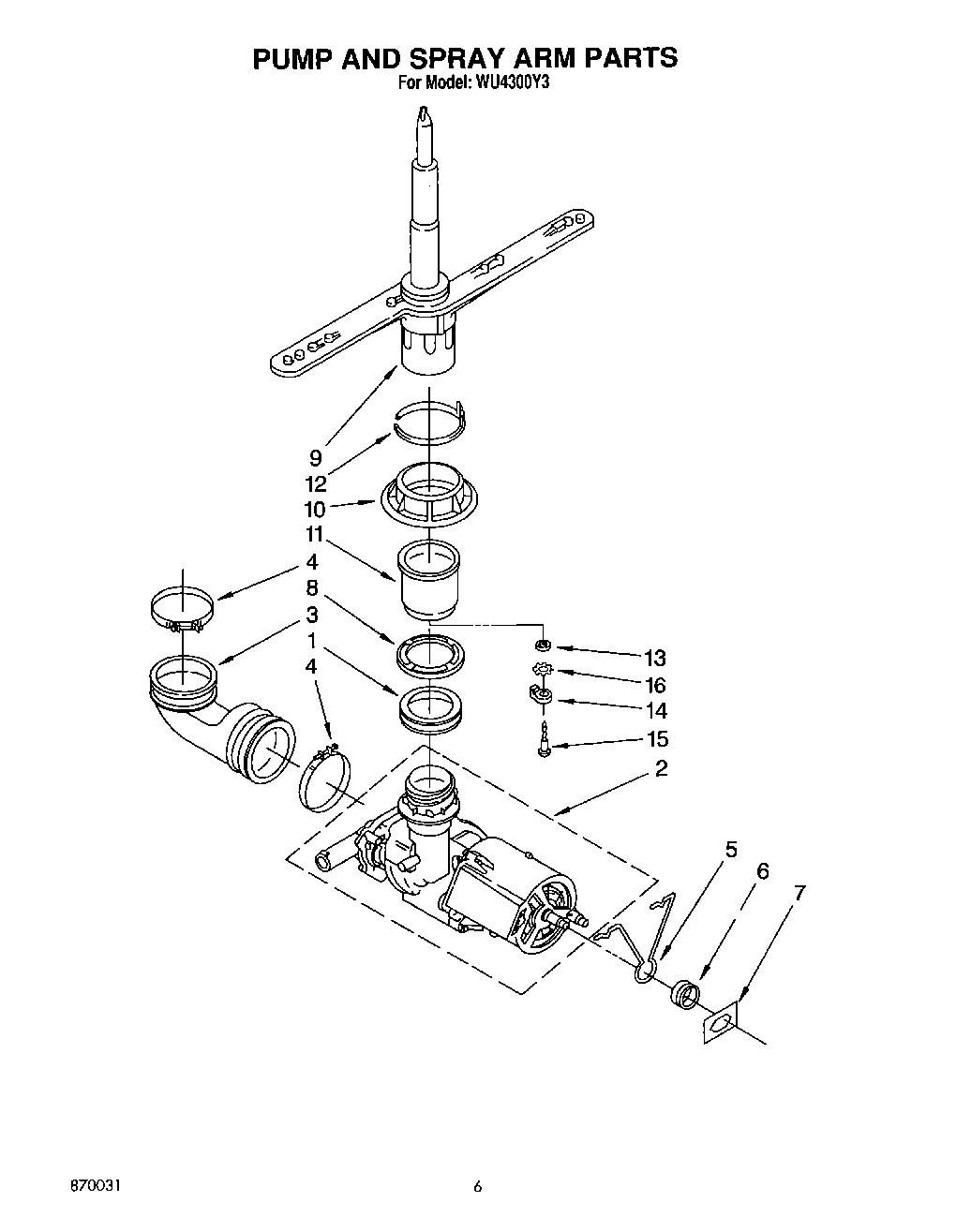 04 - PUMP AND SPRAY ARM