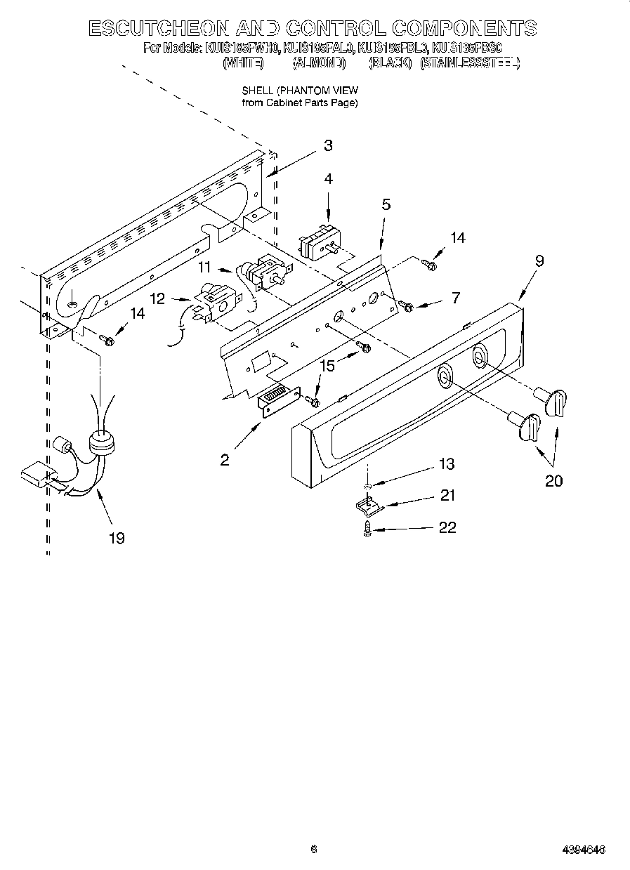 04 - ESCUTCHEON AND CONTROL