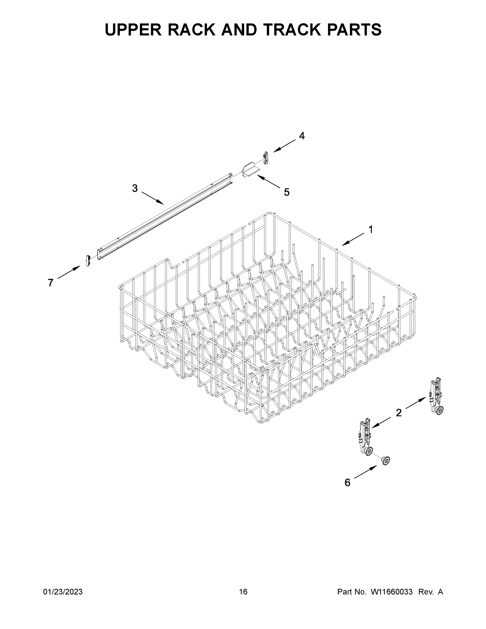 09 - UPPER RACK AND TRACK PARTS