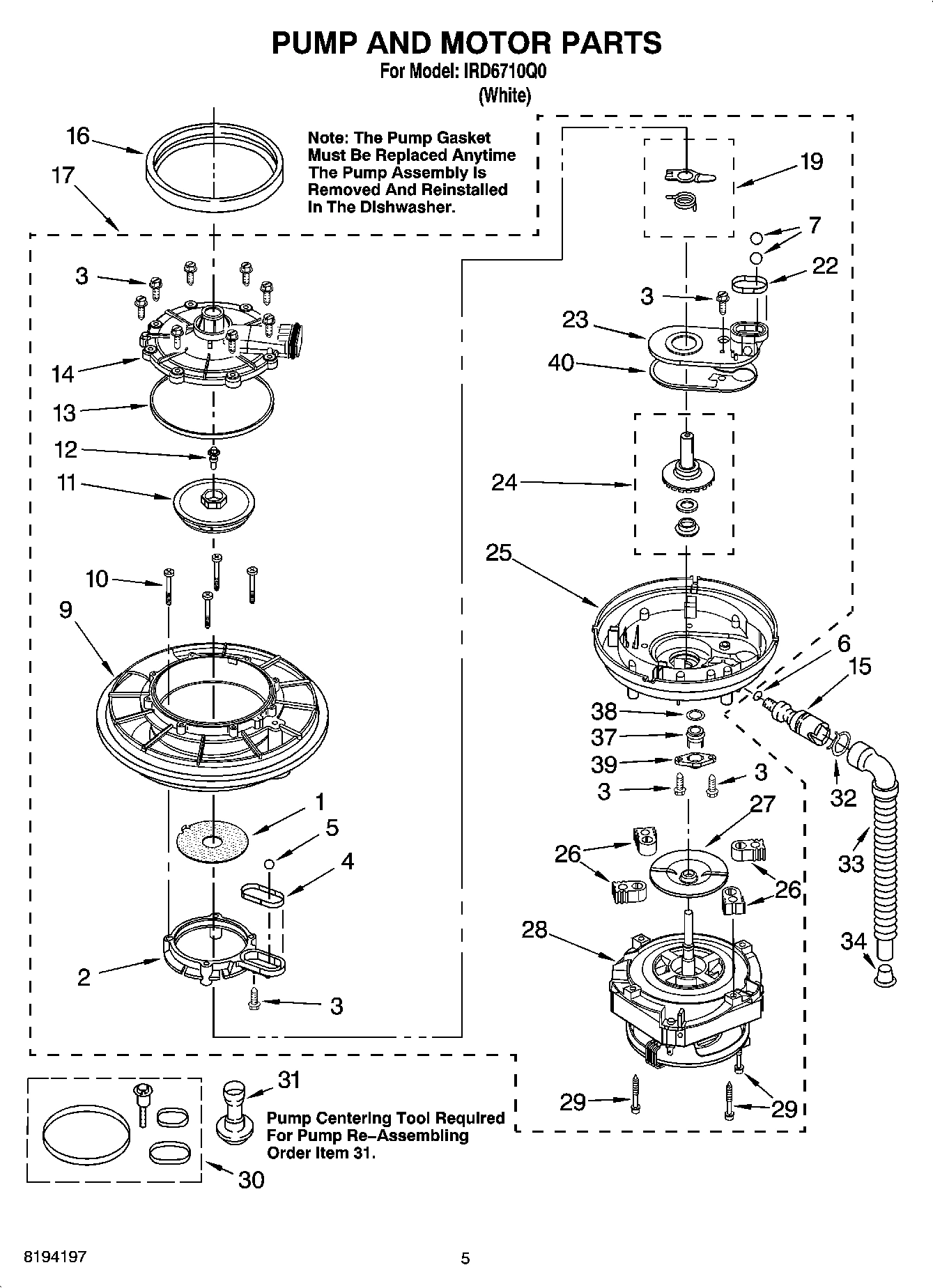 04 - PUMP AND MOTOR PARTS
