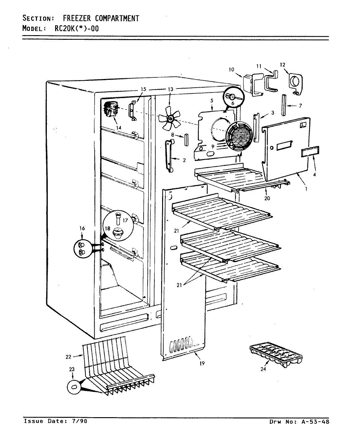 01 - FREEZER COMPARTMENT