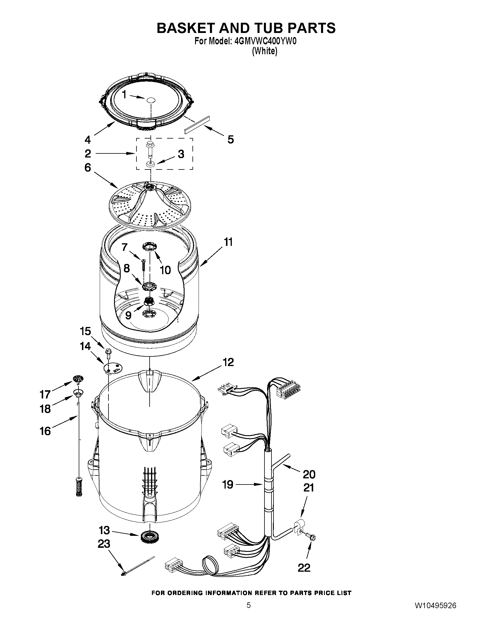 03 - BASKET AND TUB PARTS