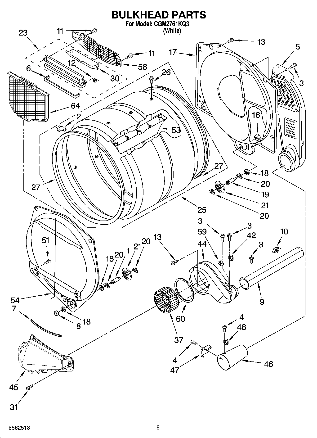 03 - BULKHEAD PARTS AND OPTIONAL PARTS (NOT INCLUDED)