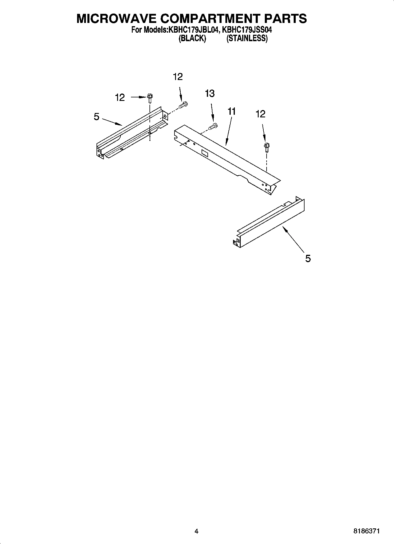 03 - MICROWAVE COMPARTMENT PARTS