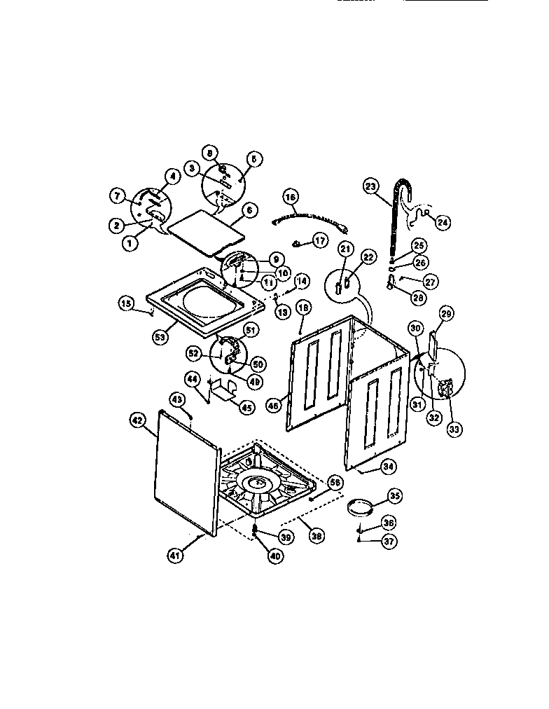02 - CABINET, TOP PANEL, BASE